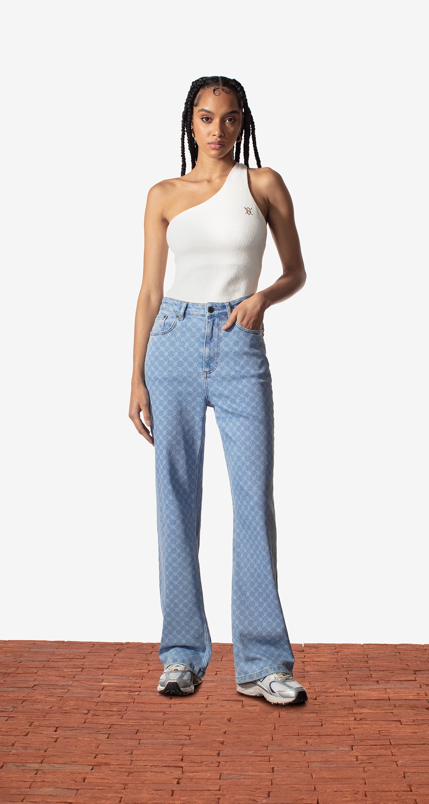 DP - Off White Margot Top - Wmn - Front