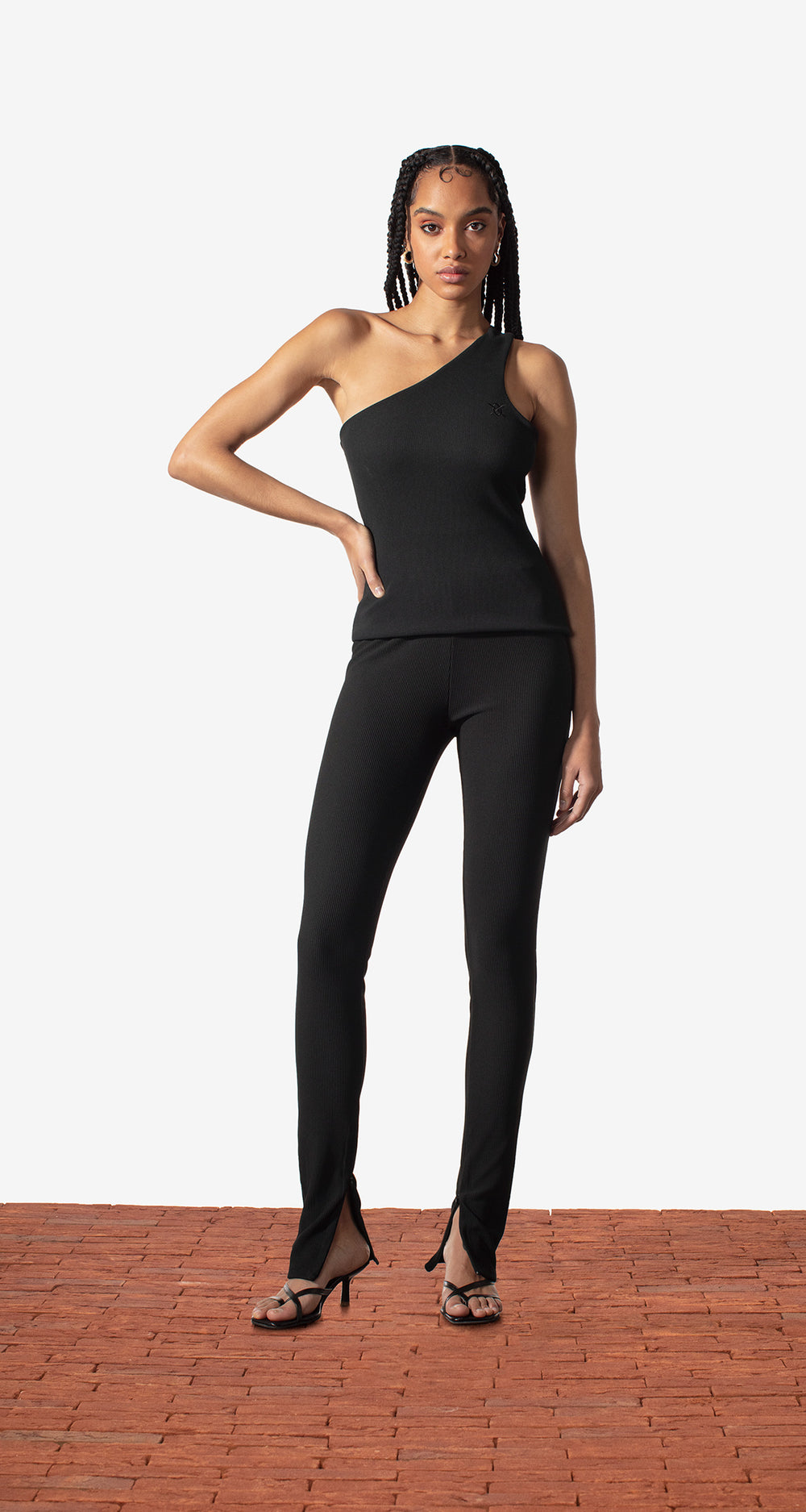 DP - Black Margot Top - Wmn - Front