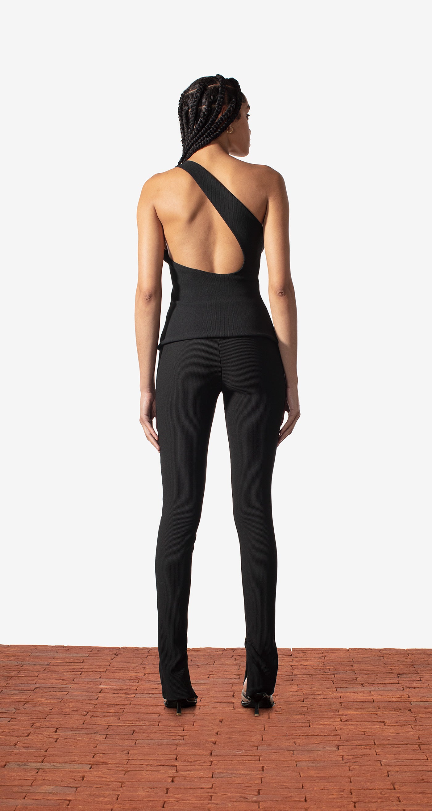 DP - Black Margot Top - Wmn - Rear