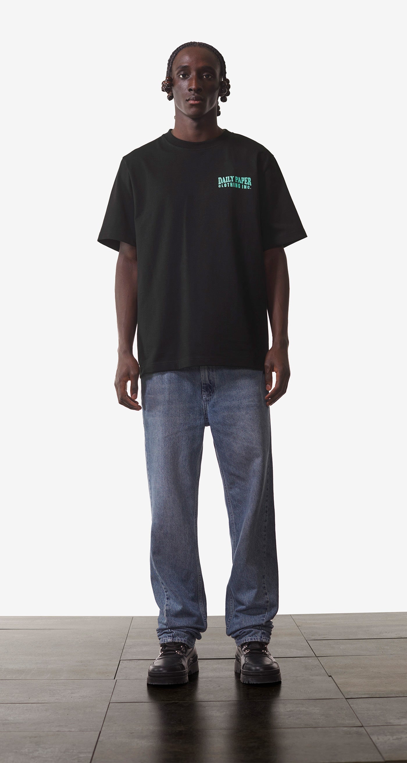 DP - Black Nedeem T-Shirt - Men - Rear