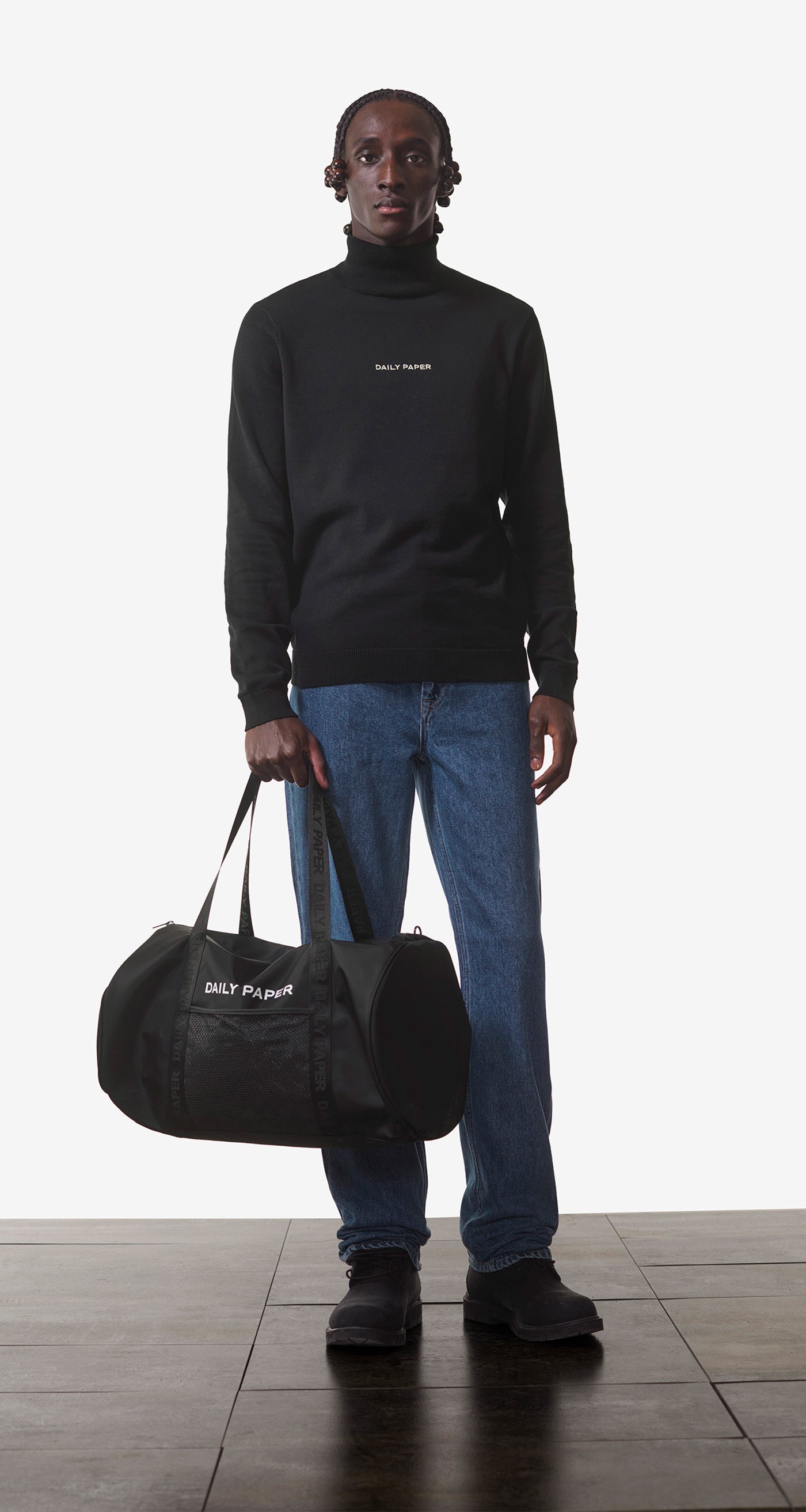 DP - Black Nedidi Sweater - Men - Front Rear