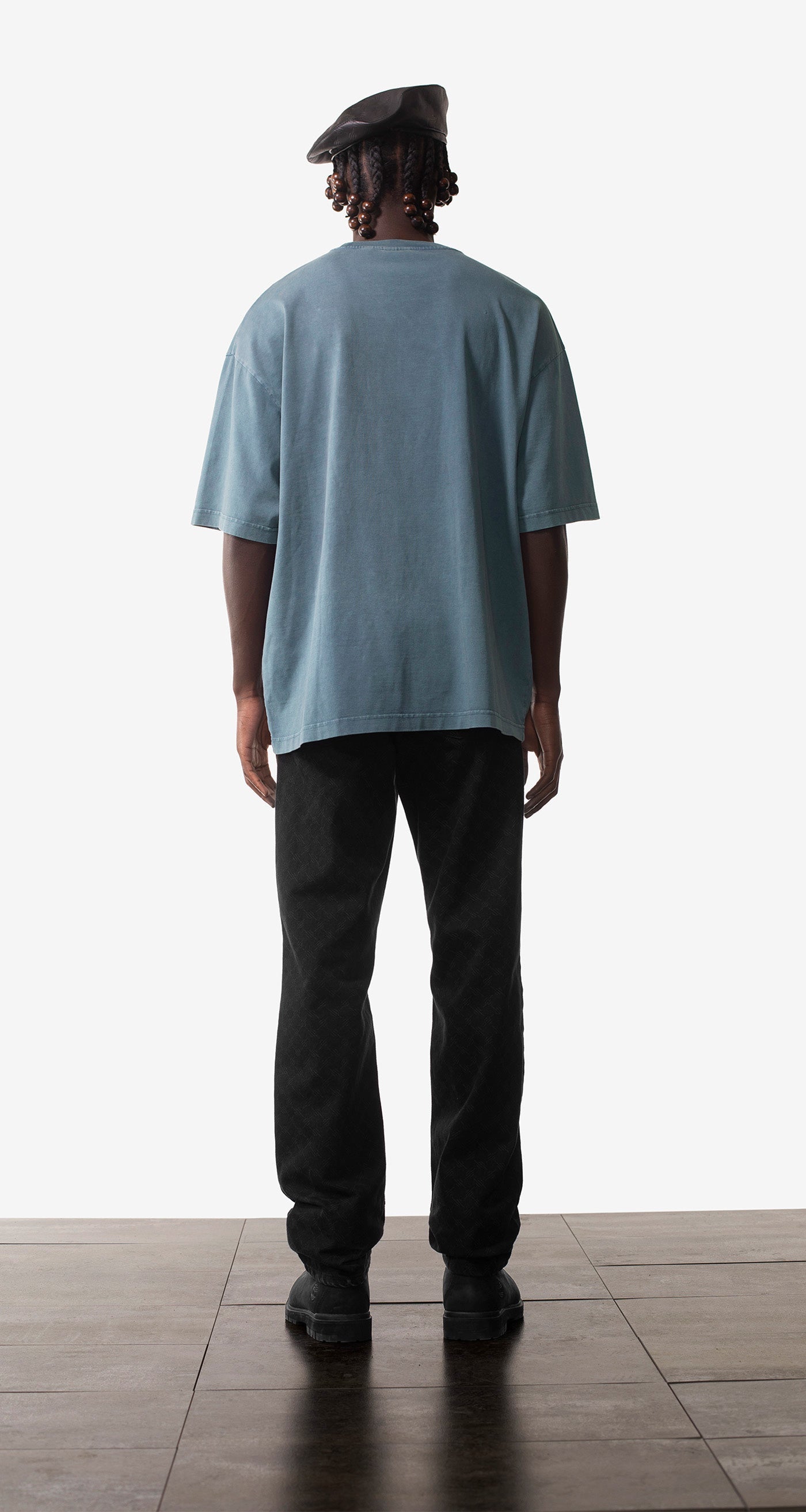 DP - Blue Wash Naqib T-Shirt - Men - Rear