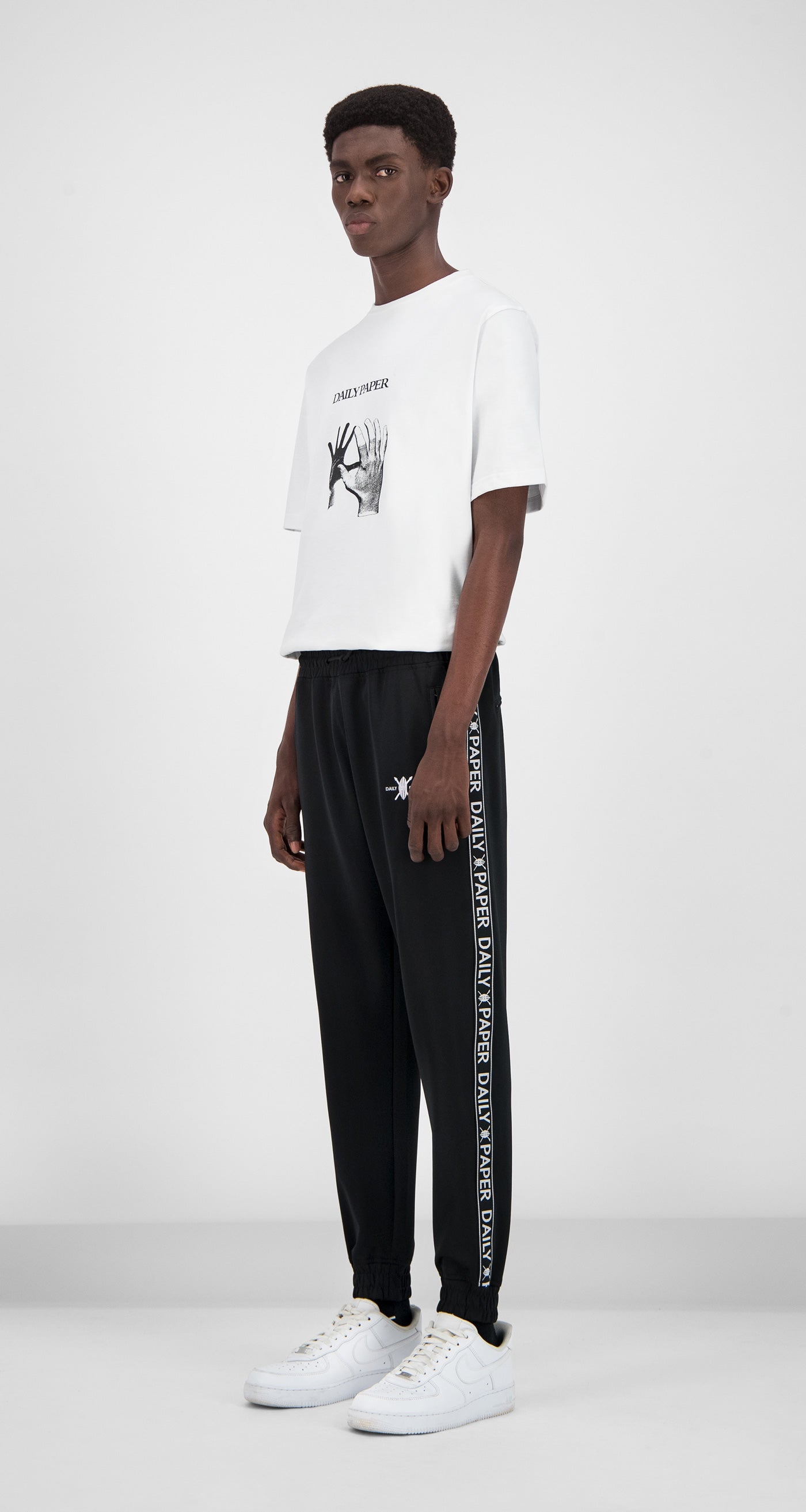 Daily Paper - Black Tape Logo Track Pants Men
