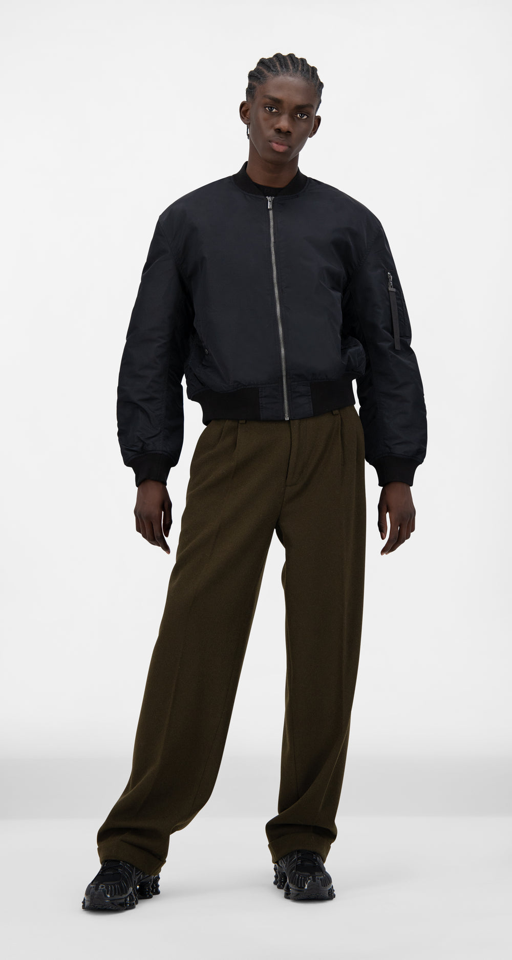 DP - Black Ebomb Jacket - men - front