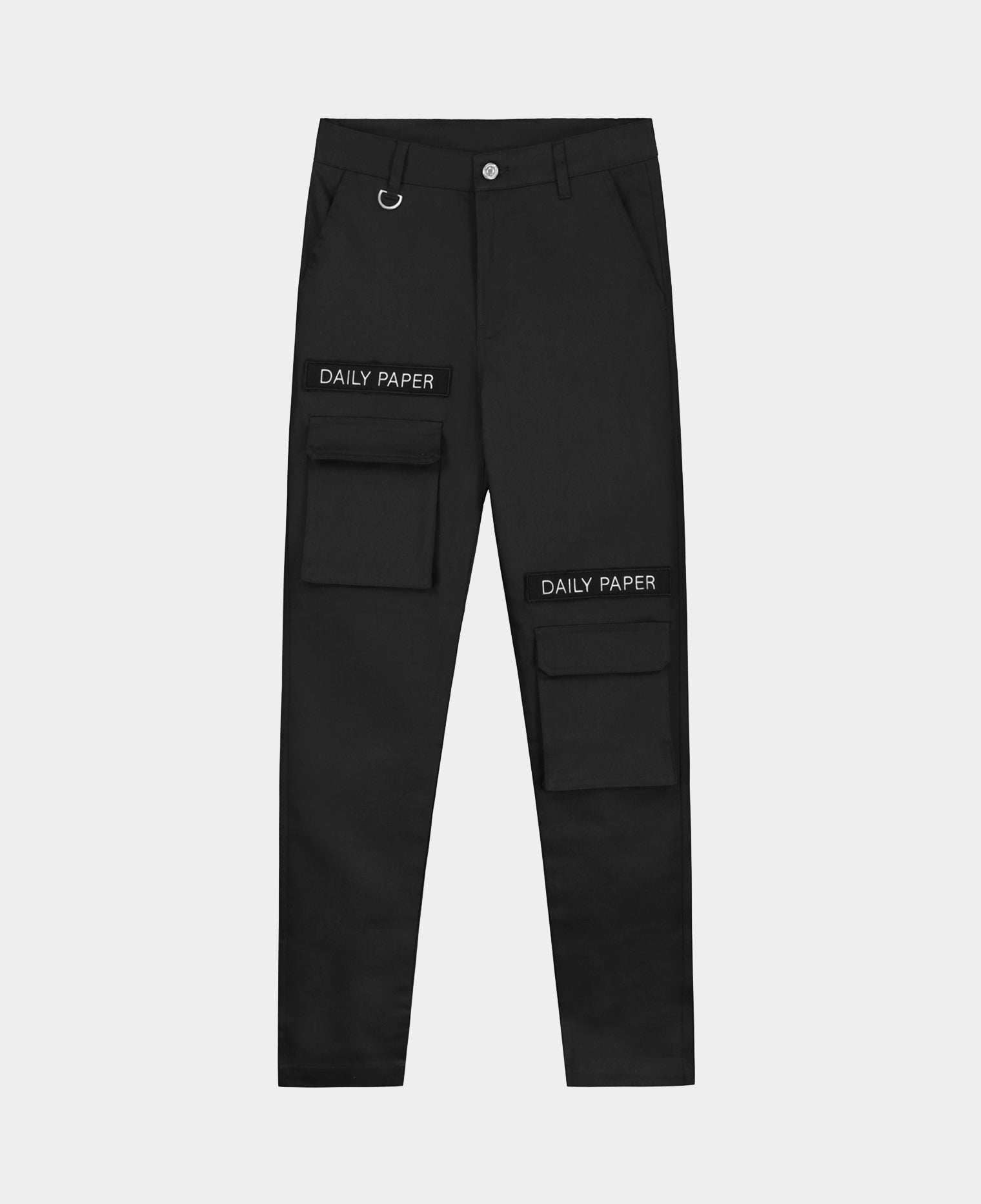DP - Cargo Pants Black - Packshot - Front