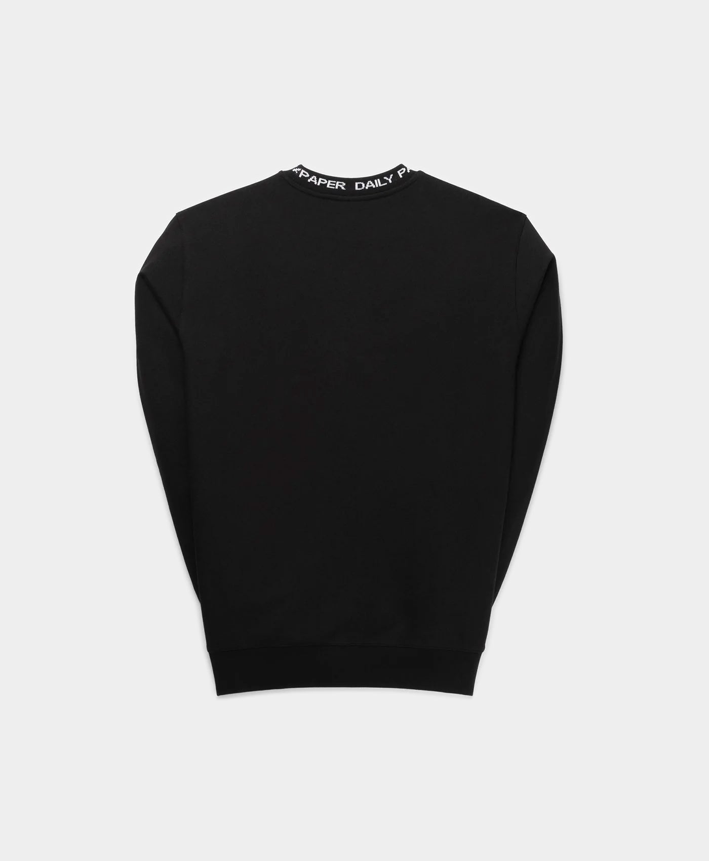 DP - Black Erib Sweater - Packshot - Rear