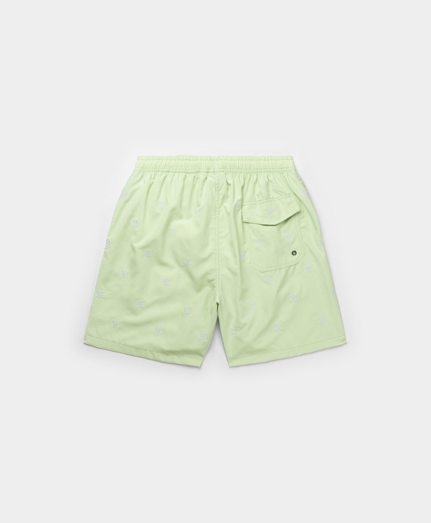 DP - Seacrest Green Reshield Swim Shorts - Packshot - Rear