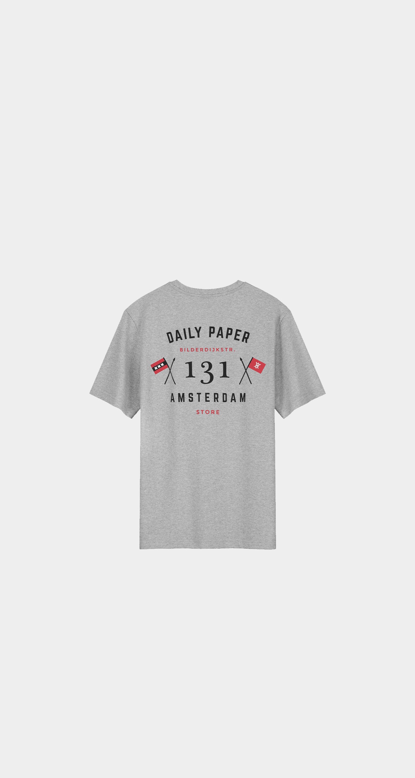 Daily Paper - Grey Flagship Store T-Shirt - Men Front