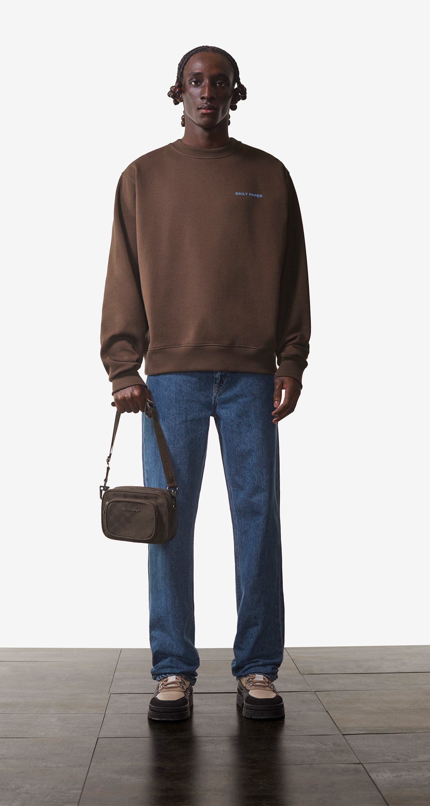 DP - Hot Fudge Brown Naz Sweater - Men - Rear