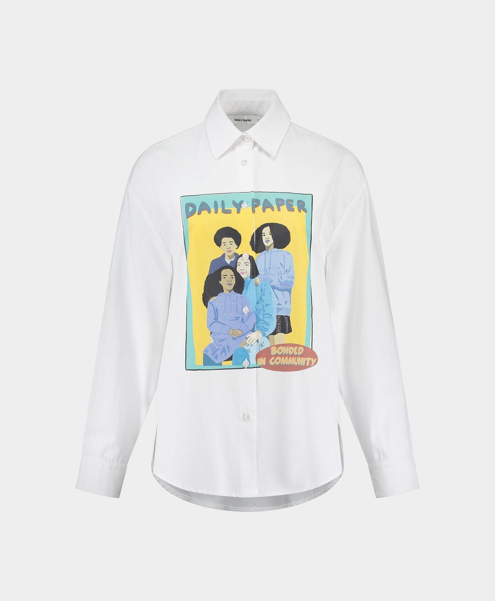 DP - White Holly Blouse - Packshot - Front