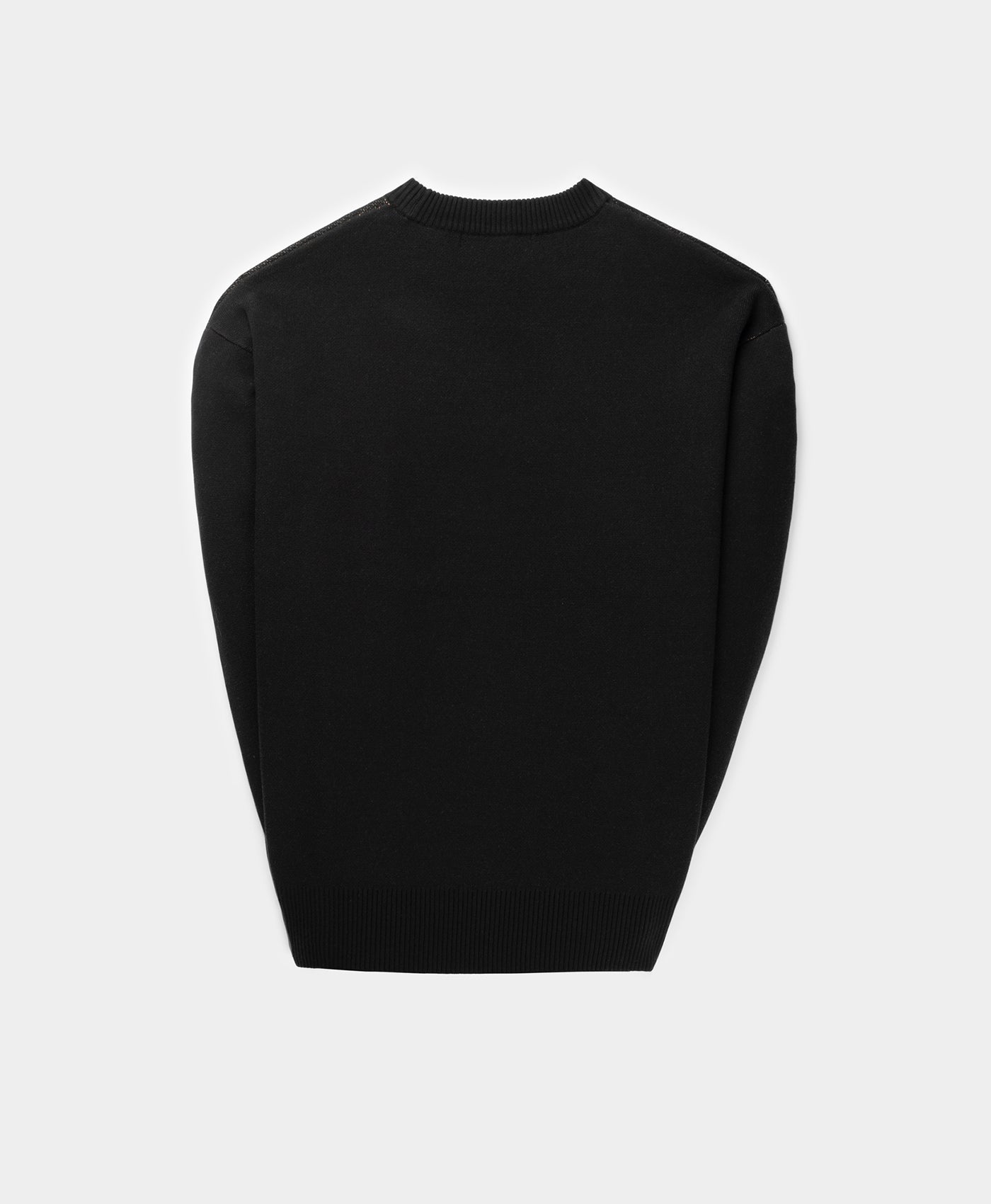 DP - Black Hozy Sweater - Packshot - Rear