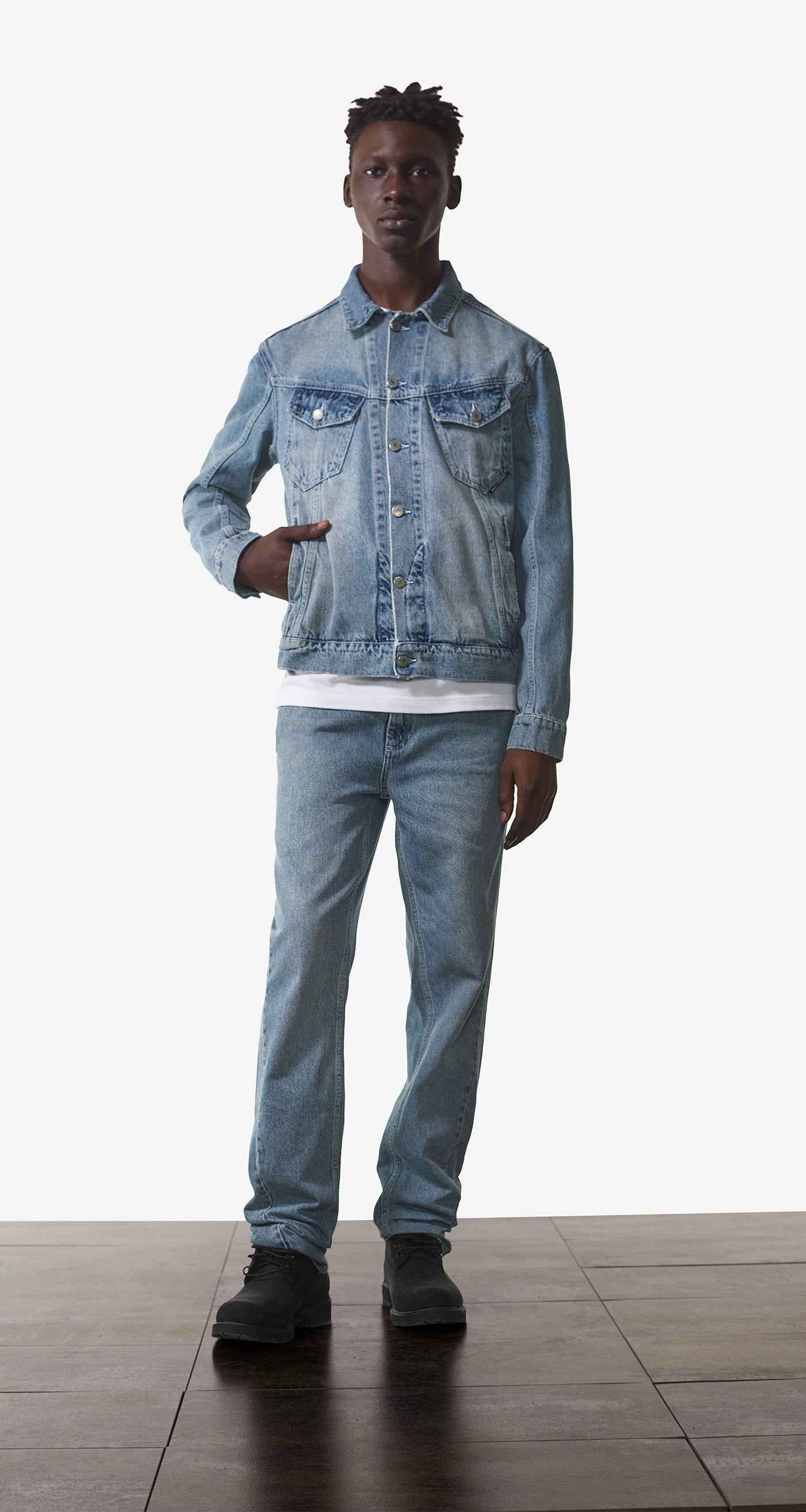 DP - Light Blue Neba Jacket - Modelshot - Men