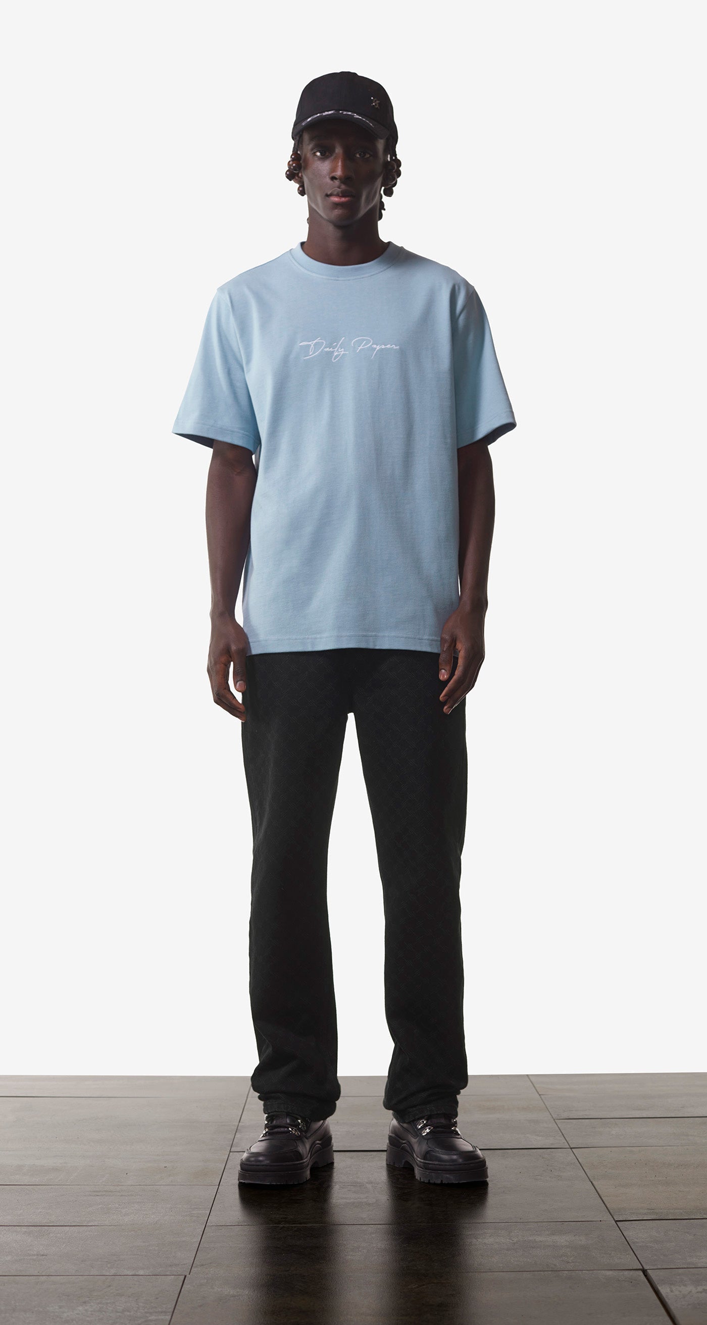 DP - Rainwashed Blue Escript T-Shirt - Men - Front Rear