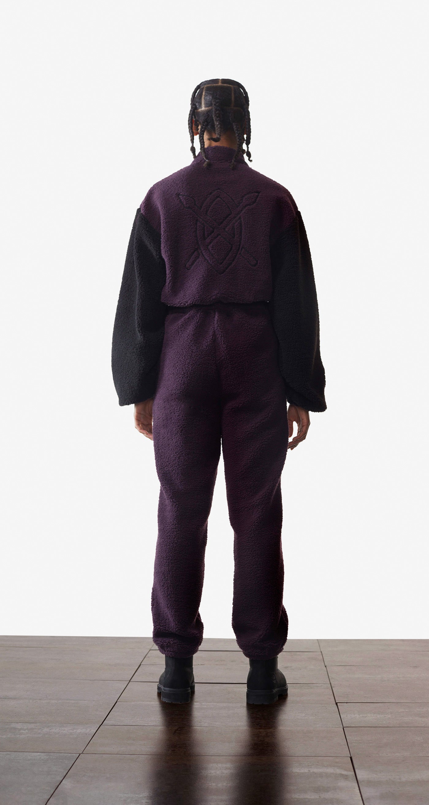 DP - Multicolor Sherpa Nancy Jacket - Wmn - Rear