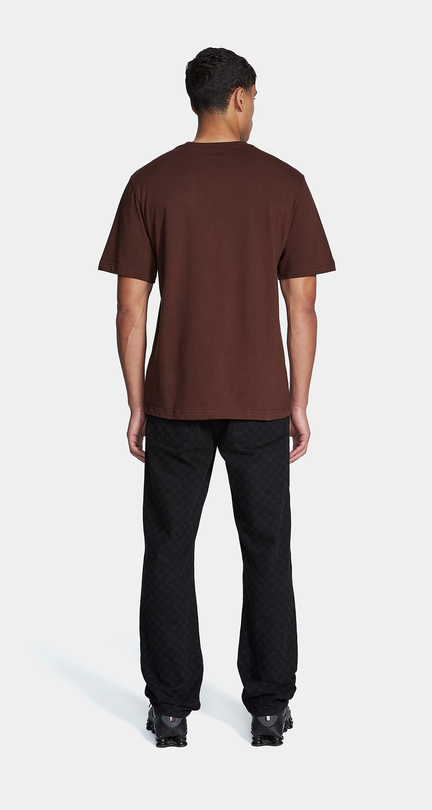 DP - Chocolate Brown Horizo T-Shirt - Men - Rear