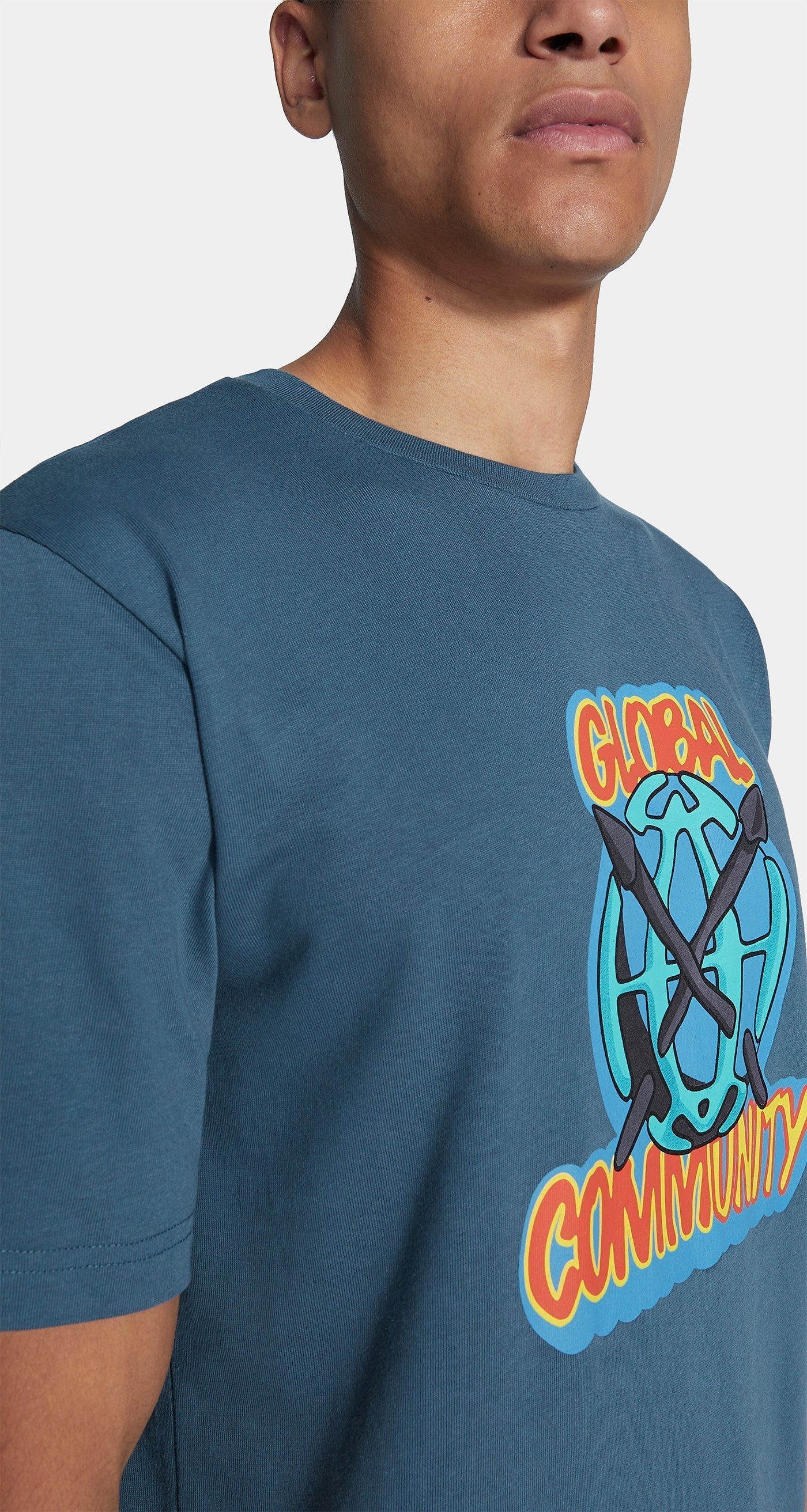 DP - Teal Blue Hobal T-Shirt - Men