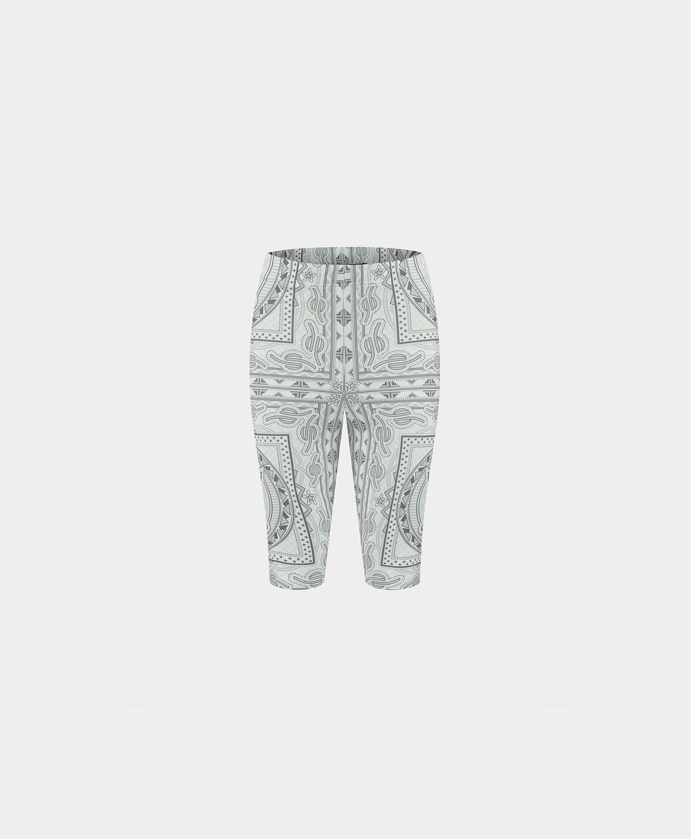 DP - Grey Bandana Madiha Shorts - Packshot - Front