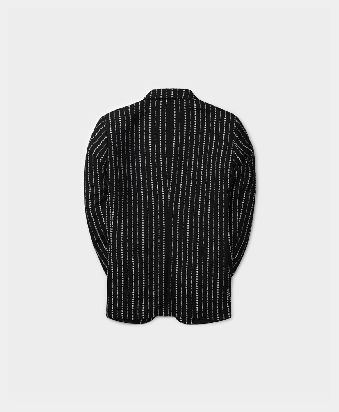 DP - Black Pinstripe Malick Blazer - Packshot - Rear