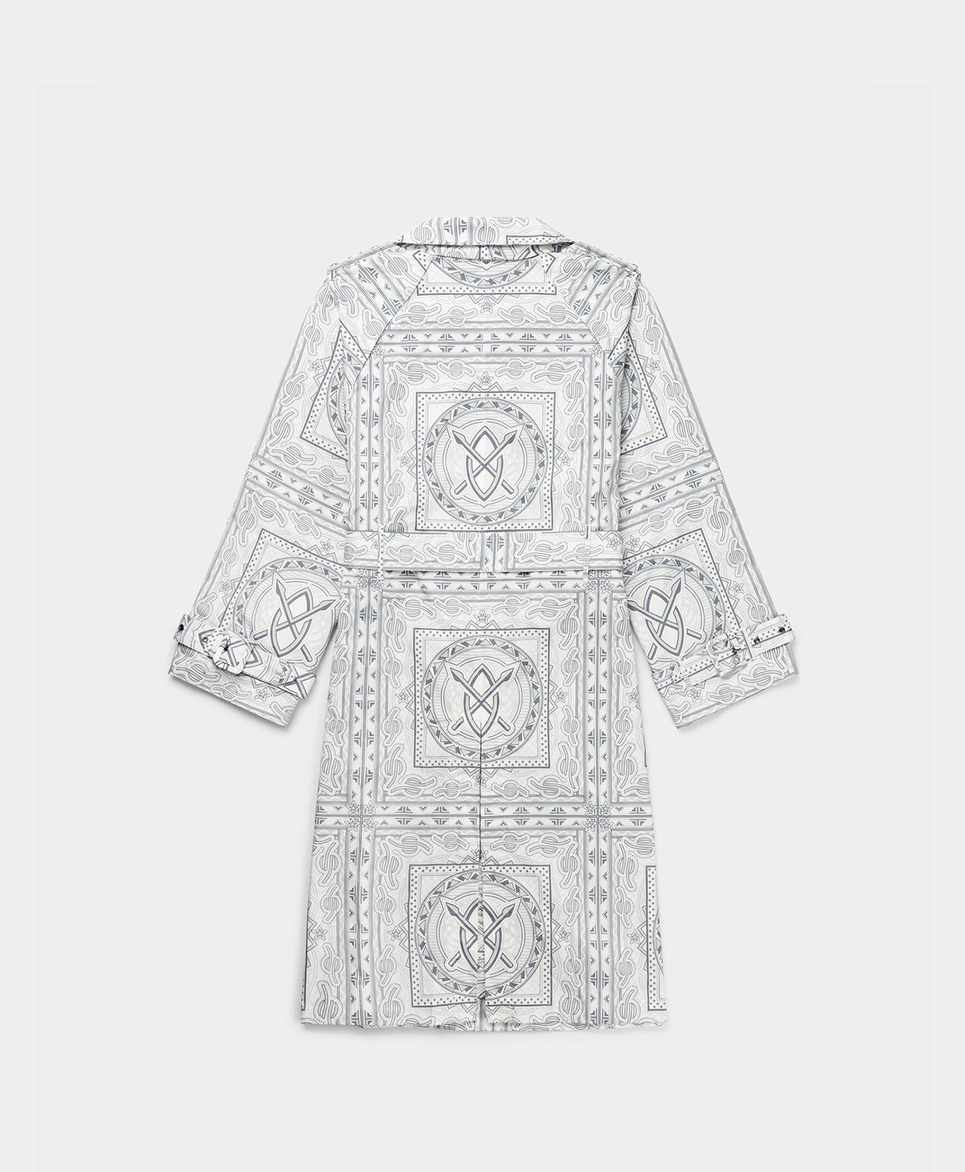 DP - Grey Green Bandana Mamo Jacket - Packshot - Rear