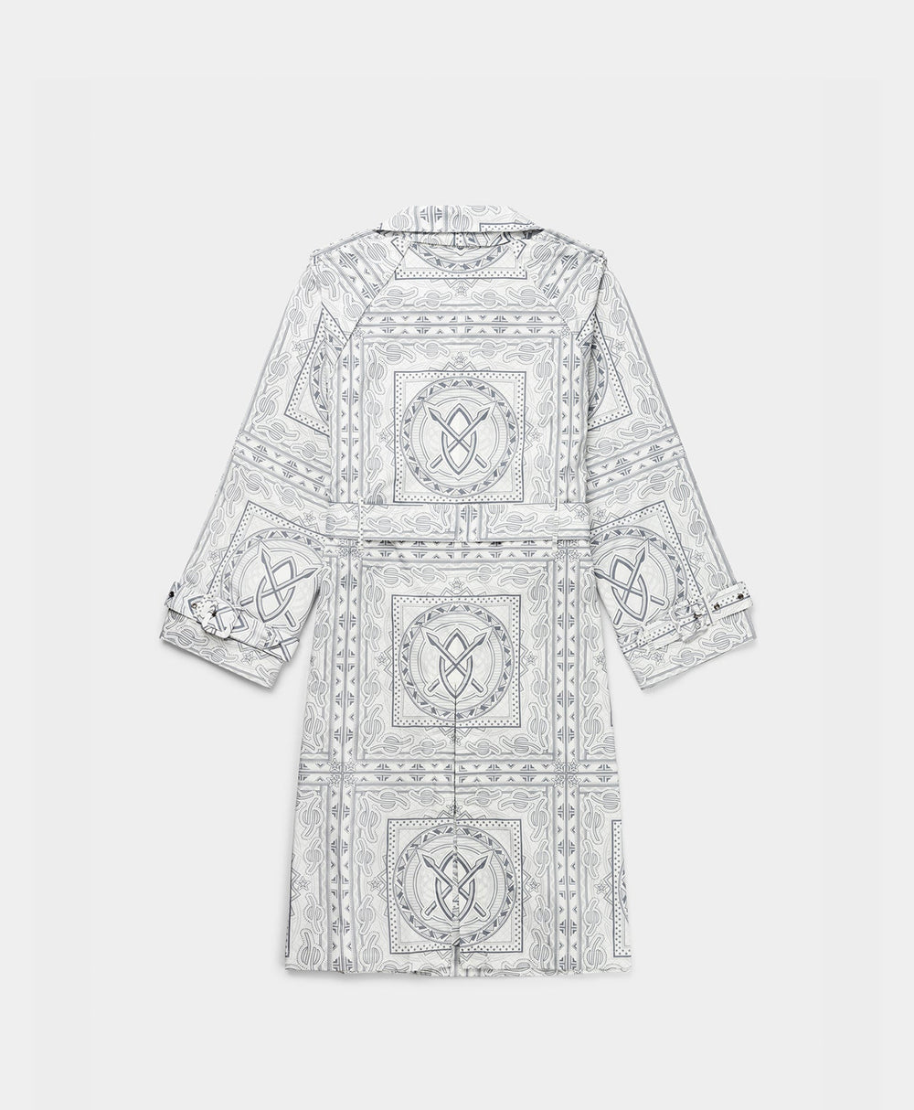 DP - Grey Green Bandana Mamo Jacket - Packshot - Rear