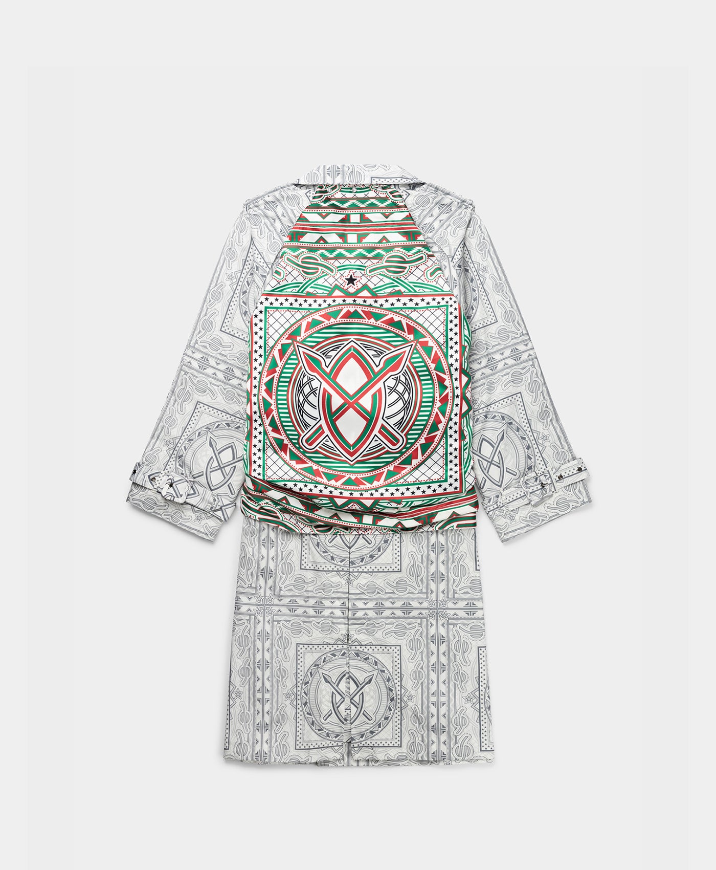 DP - Grey Green Bandana Mamo Jacket - Packshot