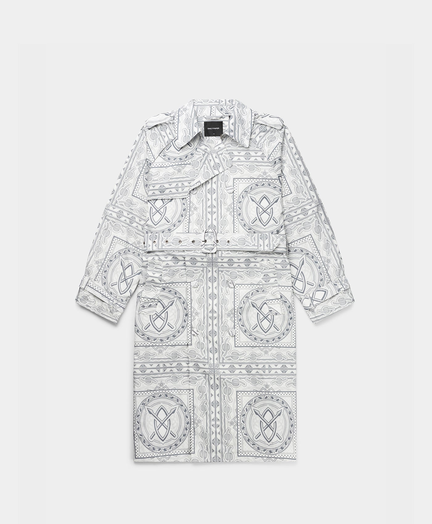 DP - Grey Green Bandana Mamo Jacket - Packshot - Front