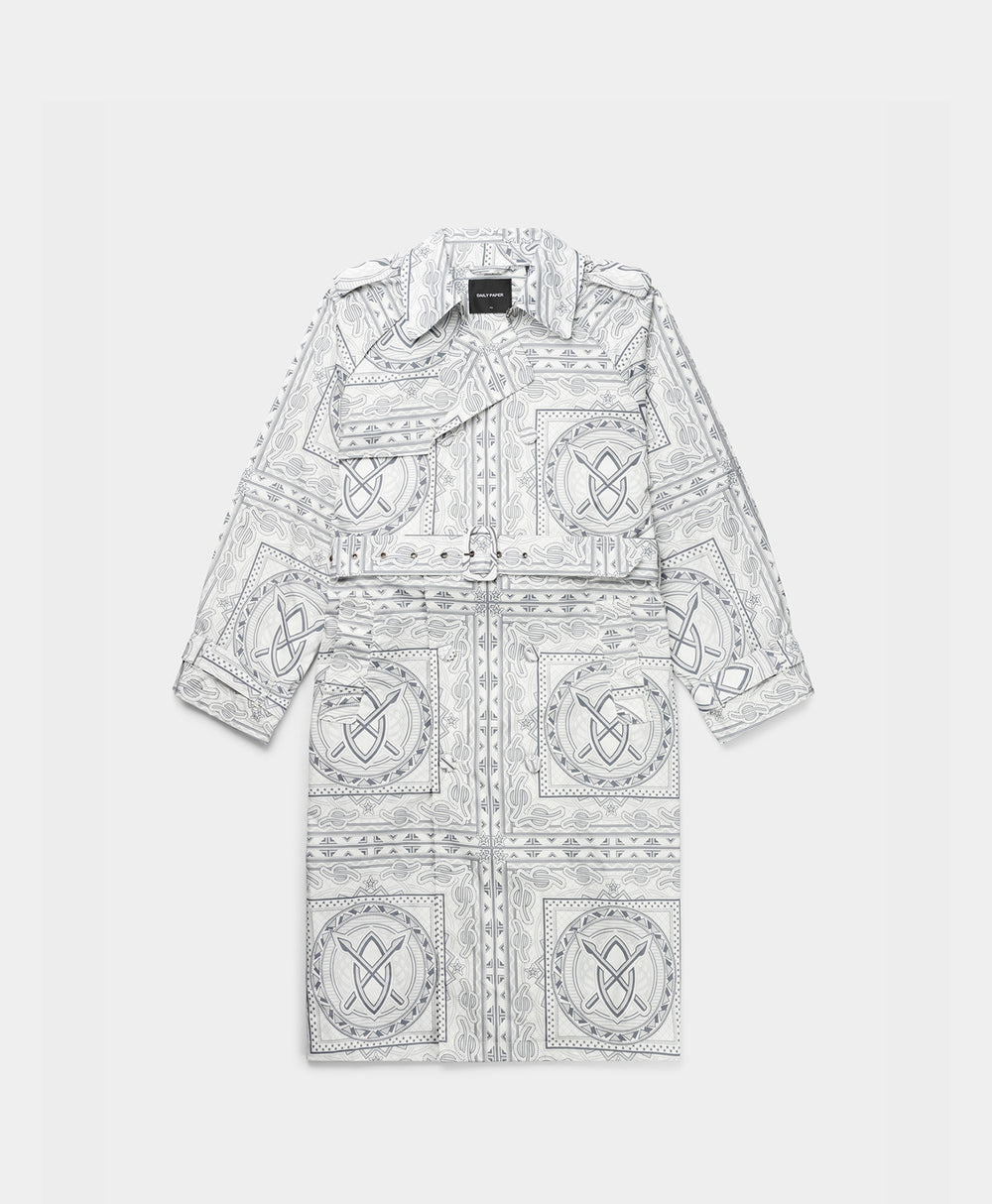 DP - Grey Green Bandana Mamo Jacket - Packshot - Front