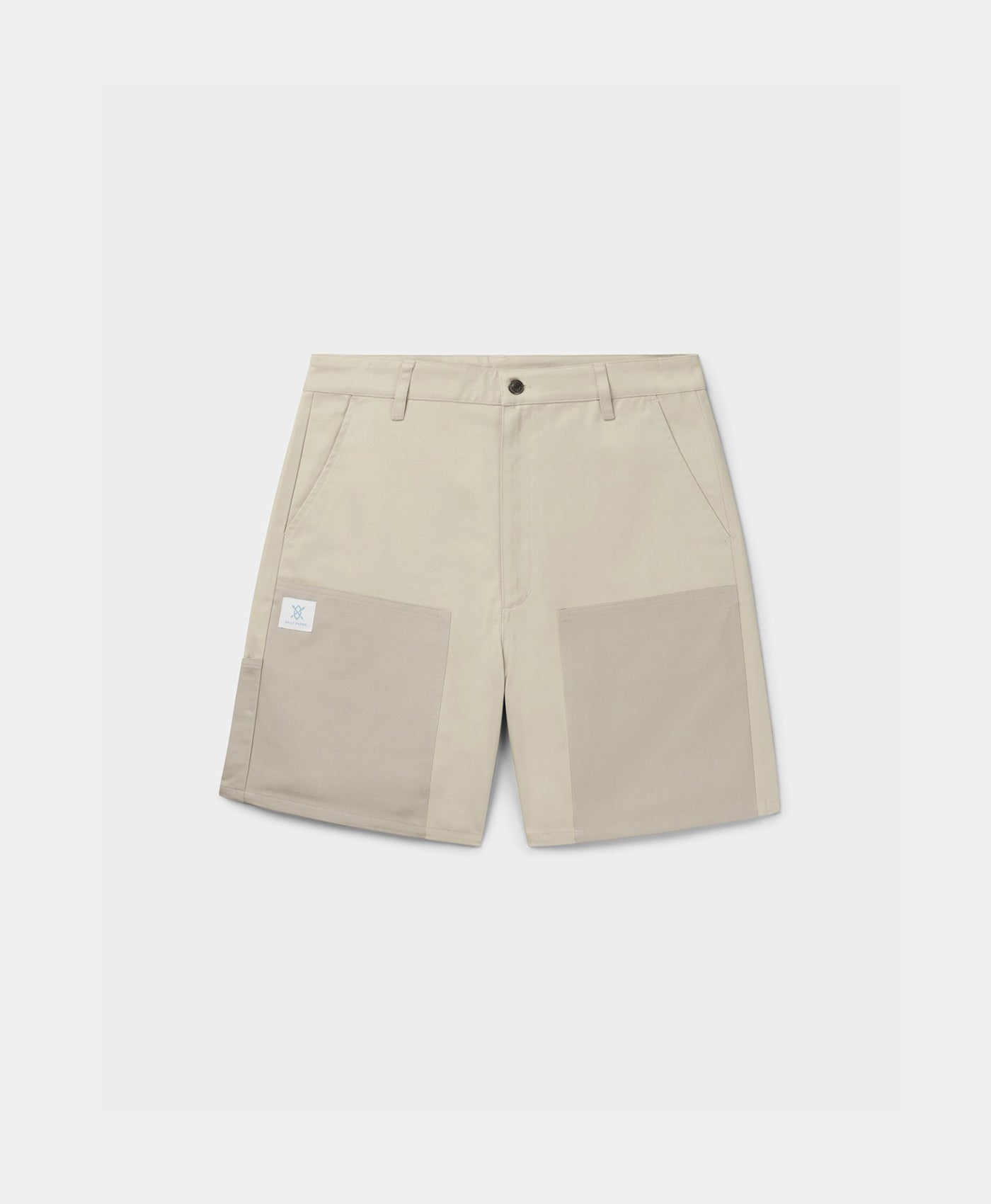 DP - Beige Mevani Shorts - Packshot - Front