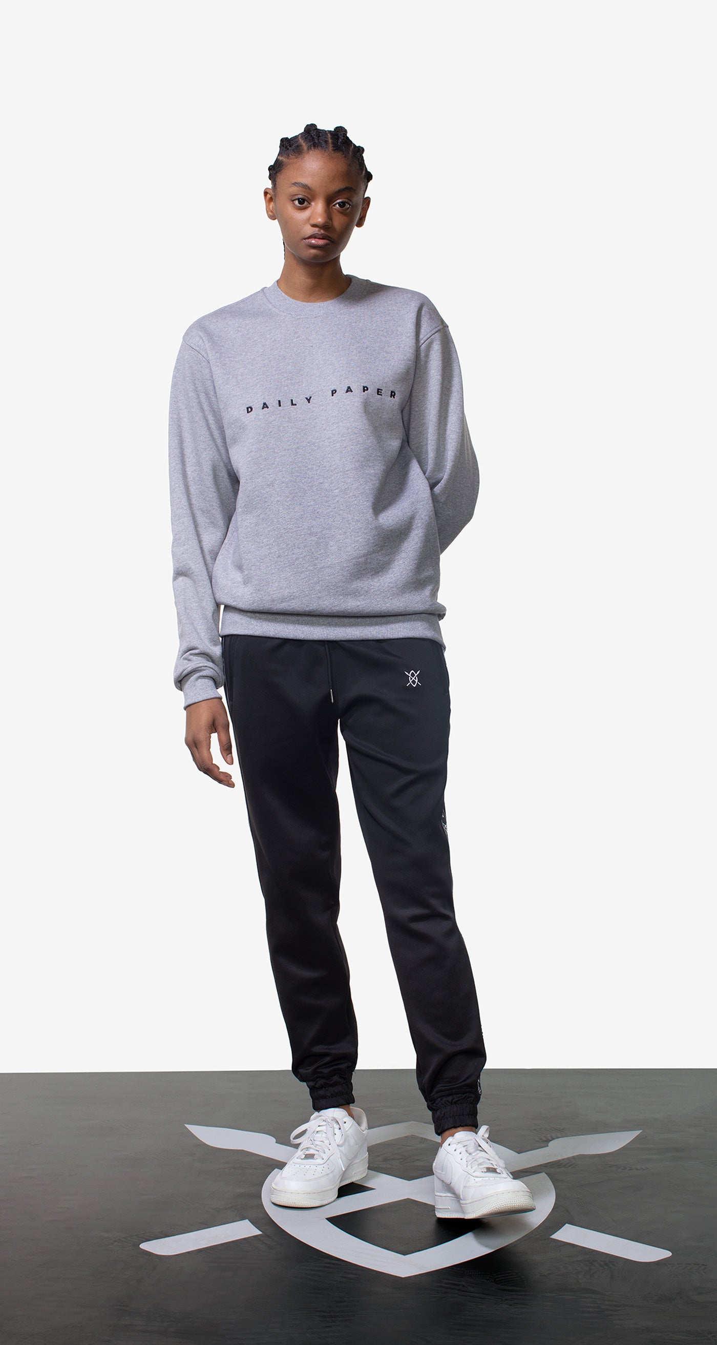 DP - Grey Alias Sweater - Wmn - Front Rear