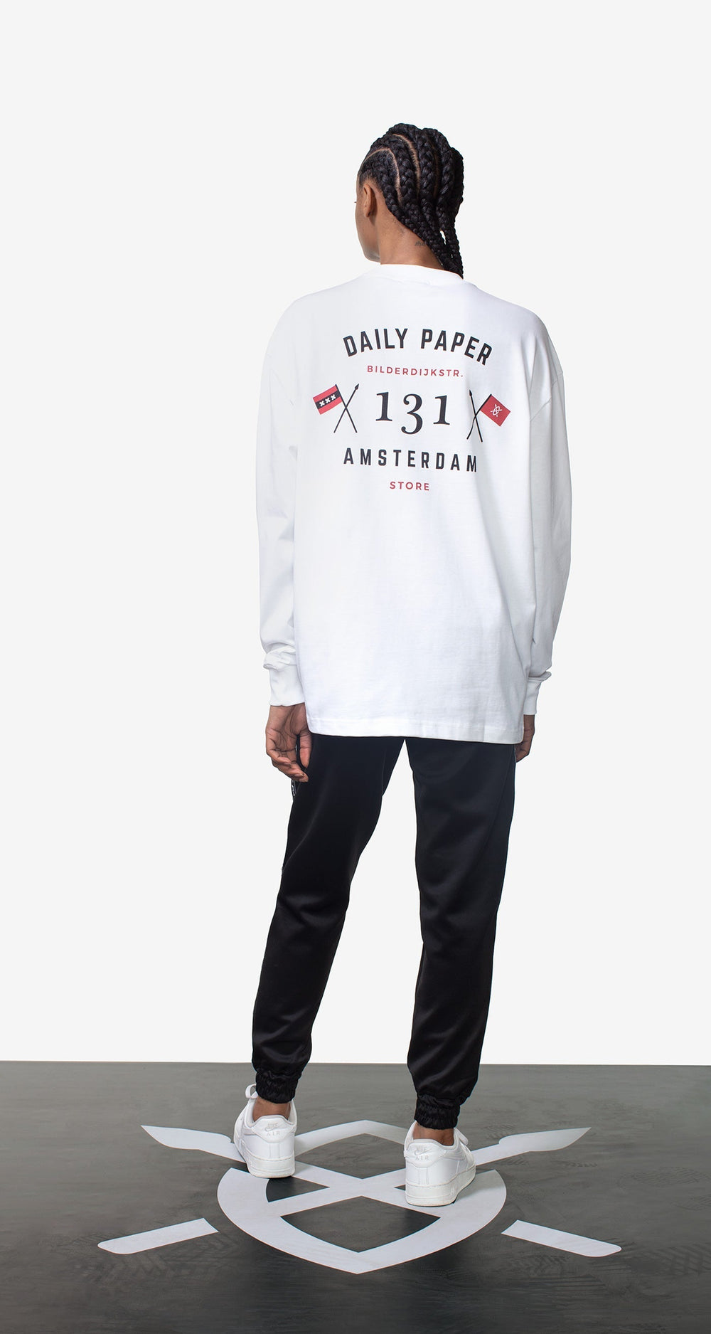 DP - White Amsterdam Flagship Store LS - Wmn - Front Rear