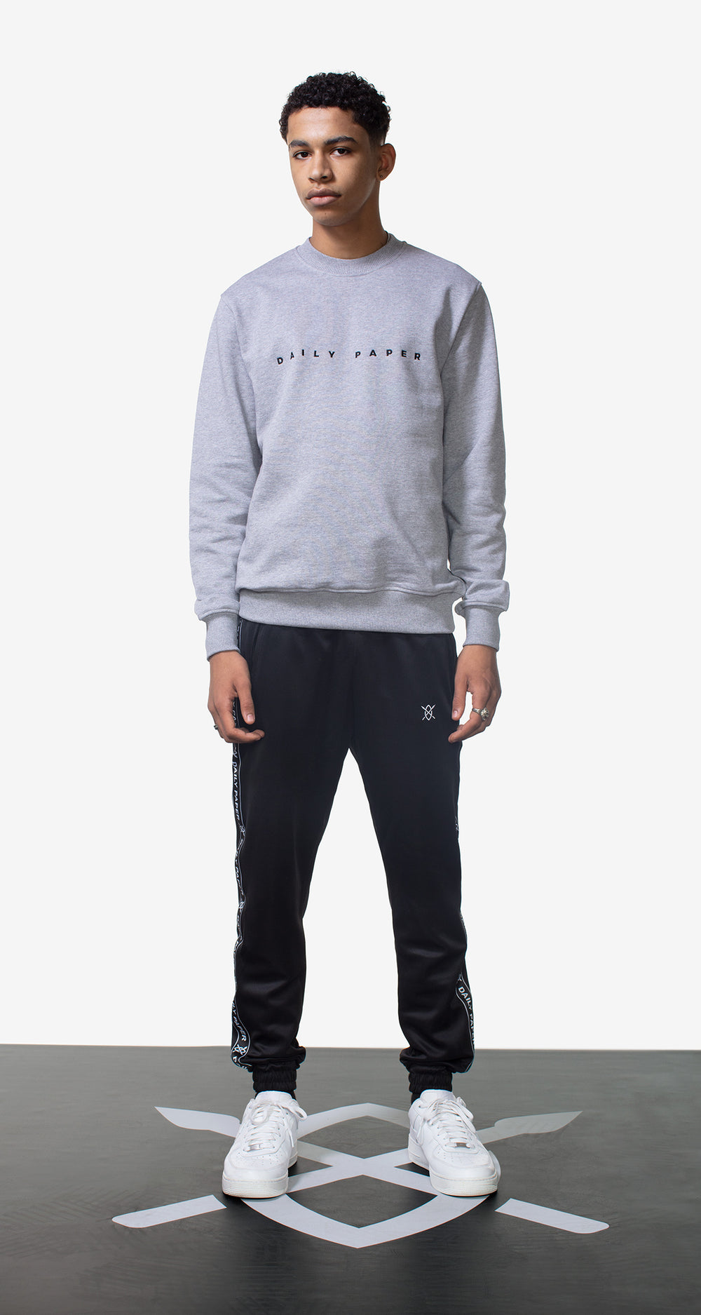 DP - Grey Alias Sweater - Men - Front Rear