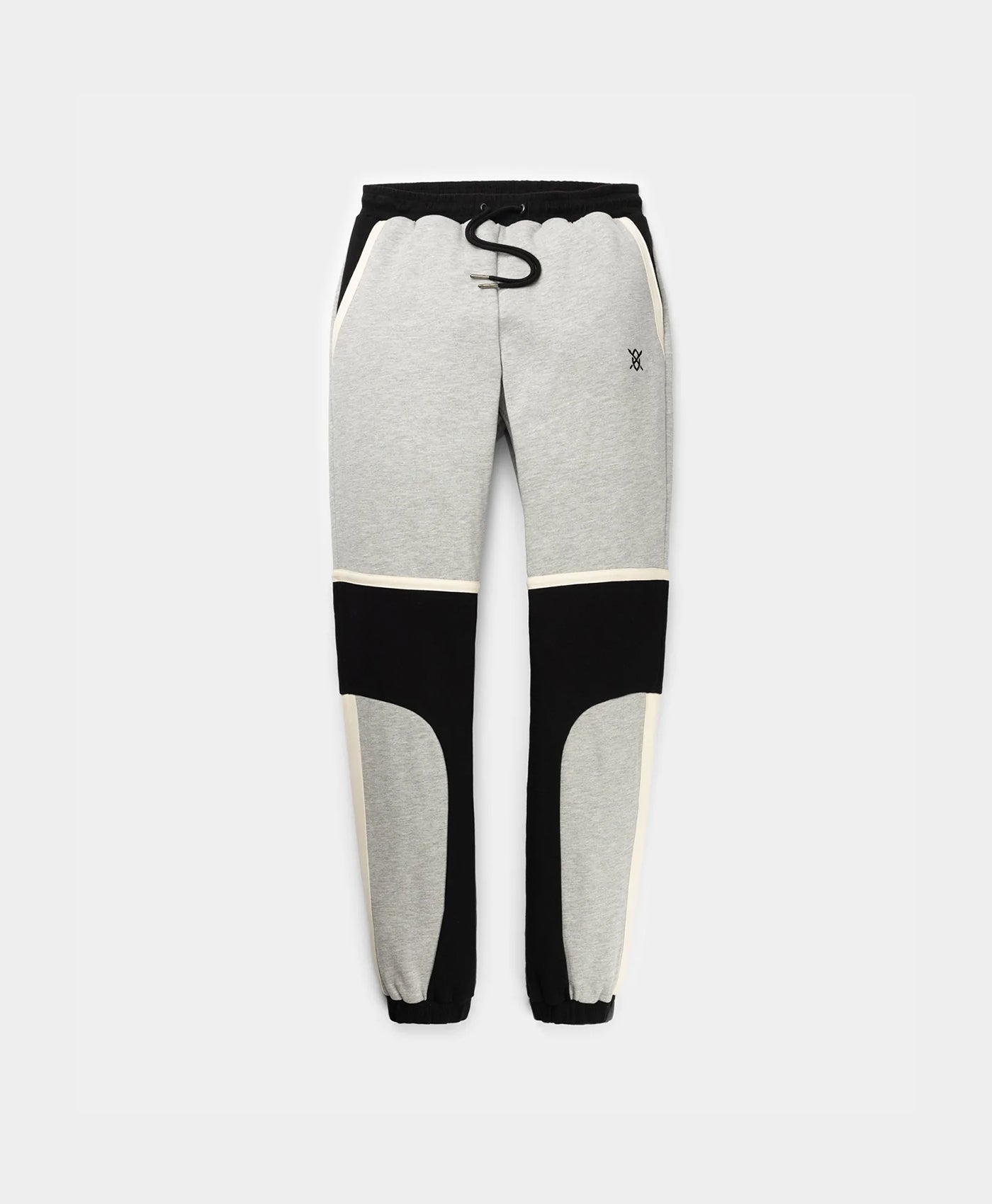 DP - Overcast Beige Black Grey Melange Nabila Trackpants - Packshot - Front