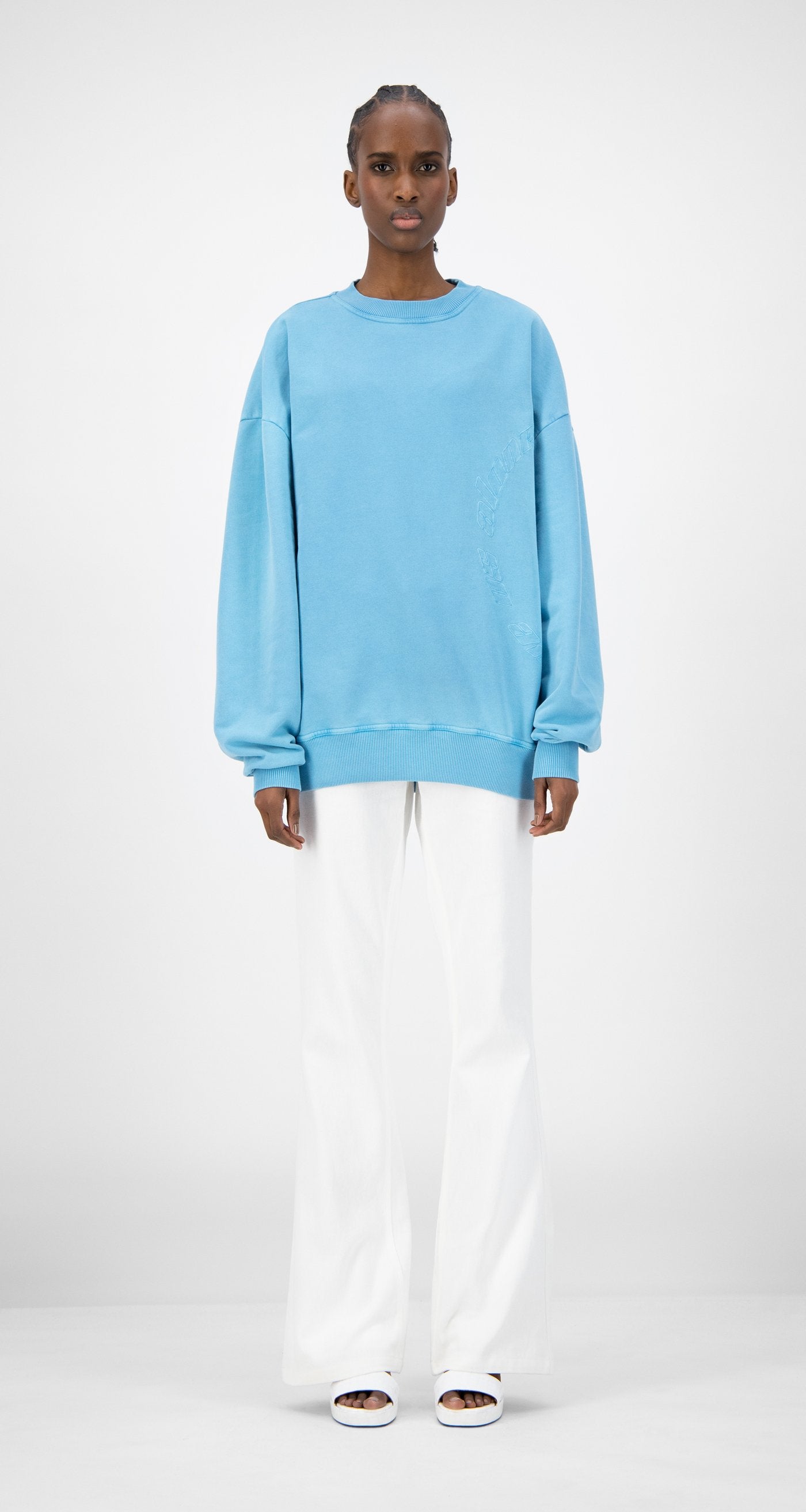 Daily Paper - Swedish Blue Kerspla Sweater - Women Rear