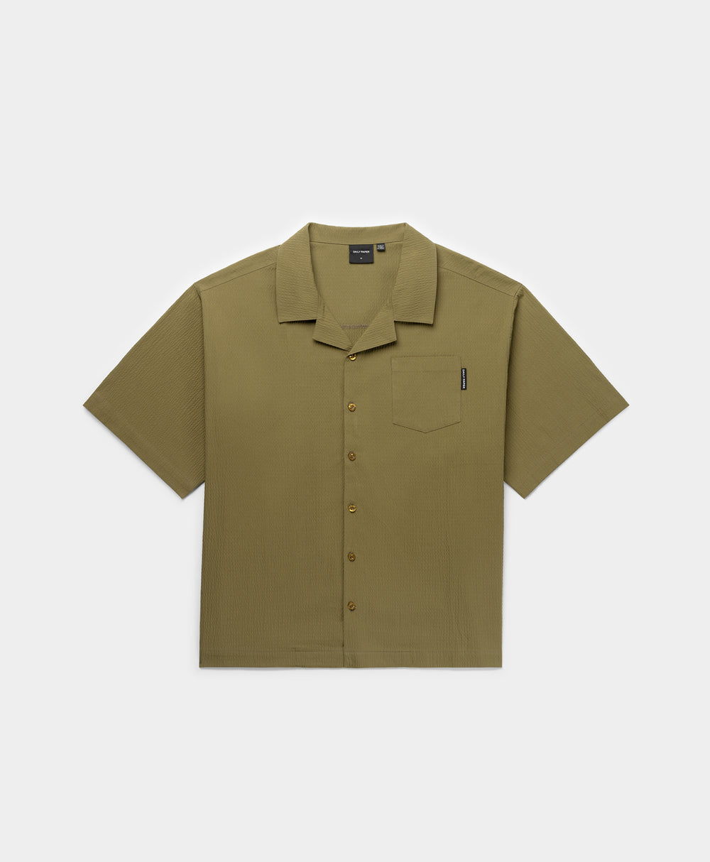 DP - Clover Green Pinira Shirt - Packshot - Front