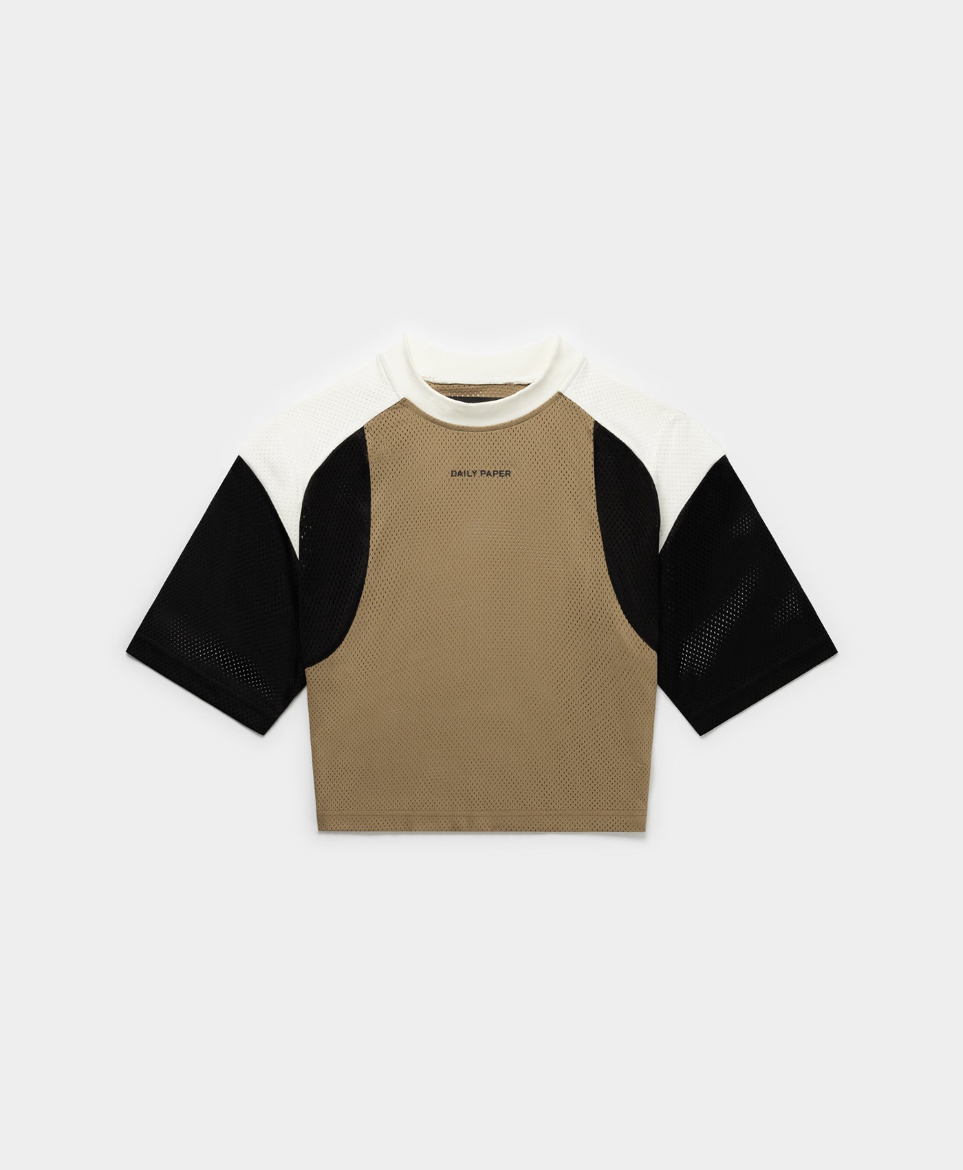 DP - Black Twill Egret Piper T-Shirt - Packshot - Front