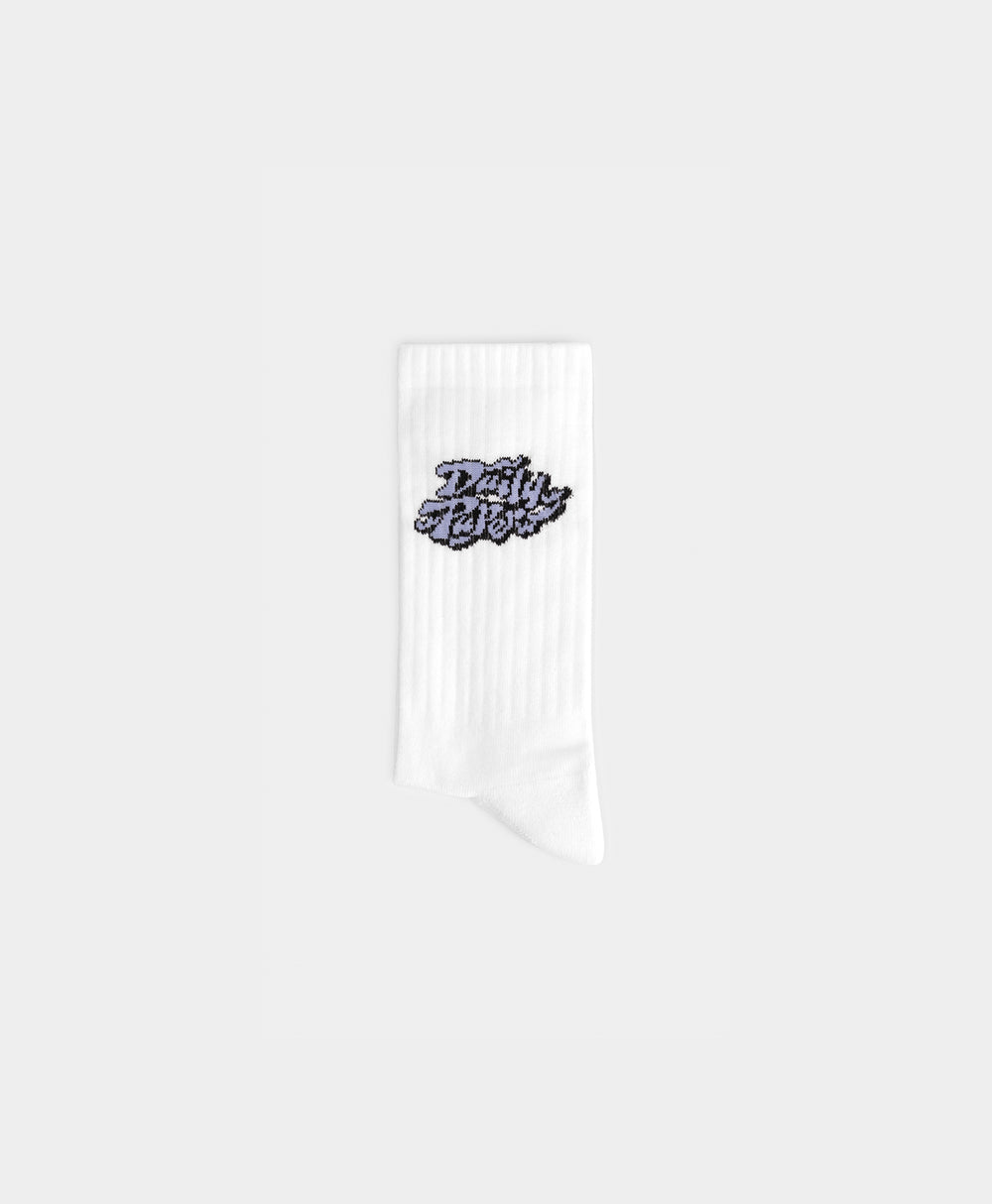 DP - White Pir Socks - Packshot - Rear