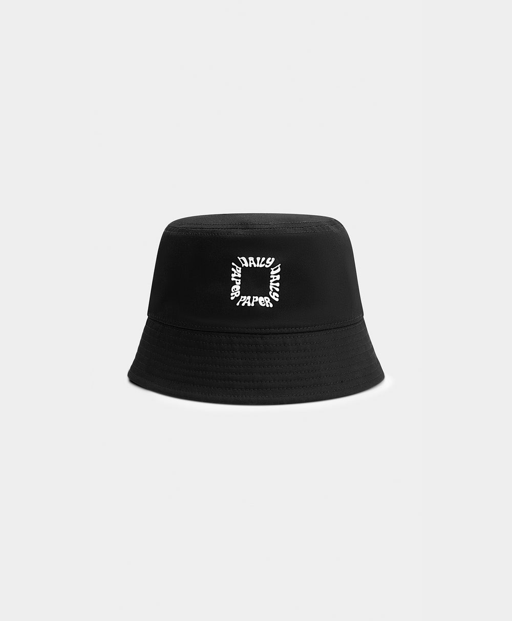 DP - Black Pobu Bucket Hat - Packshot - Front Rear