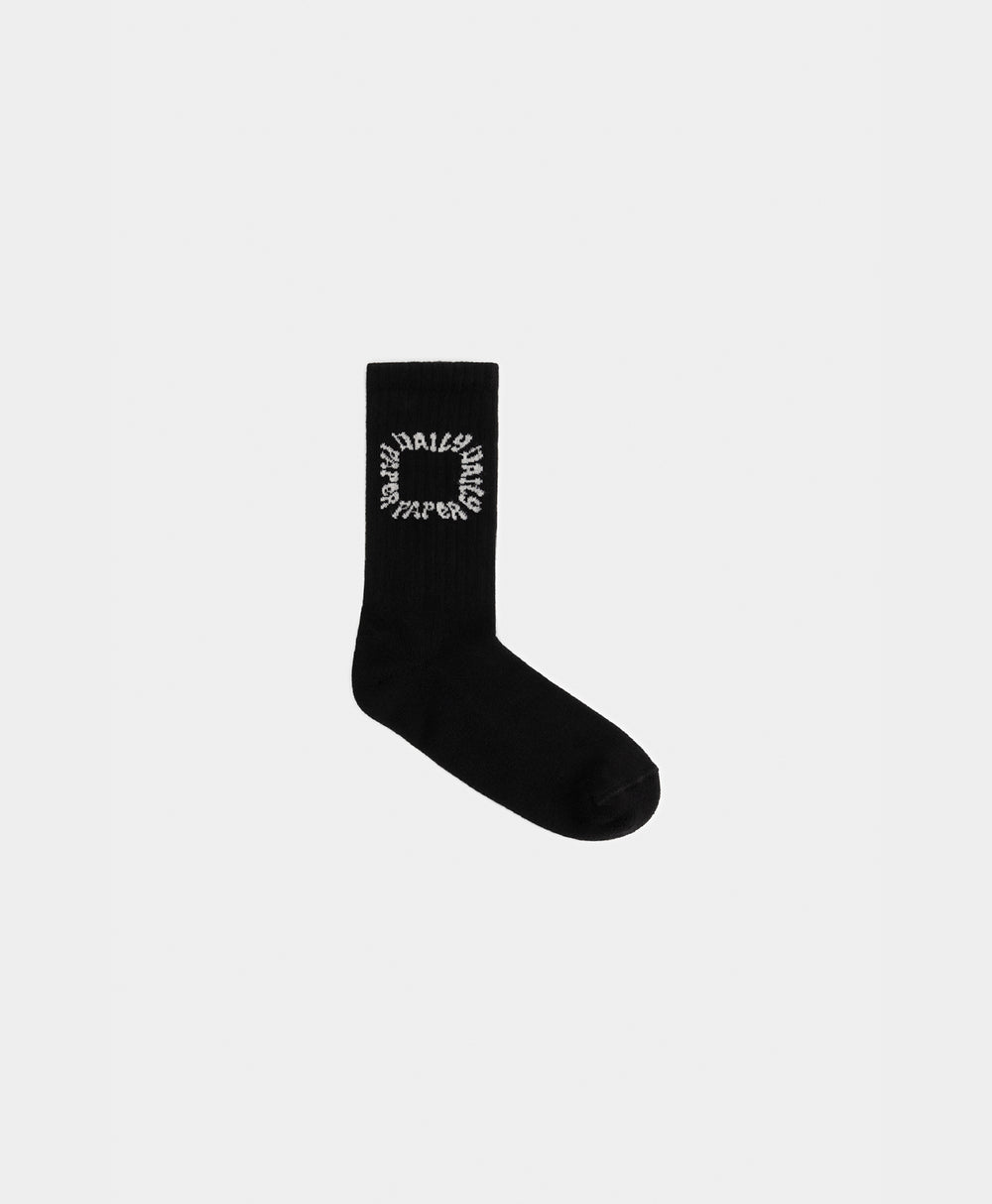 DP - Black Pape Socks - Packshot - Front