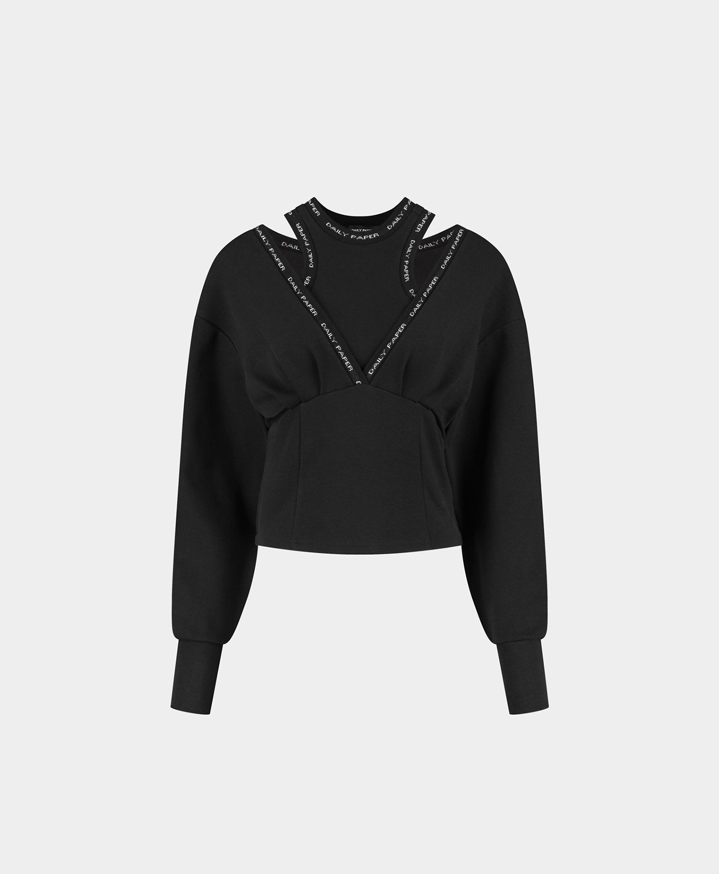 DP - Black Pazima Sweater - Packshot - Front 