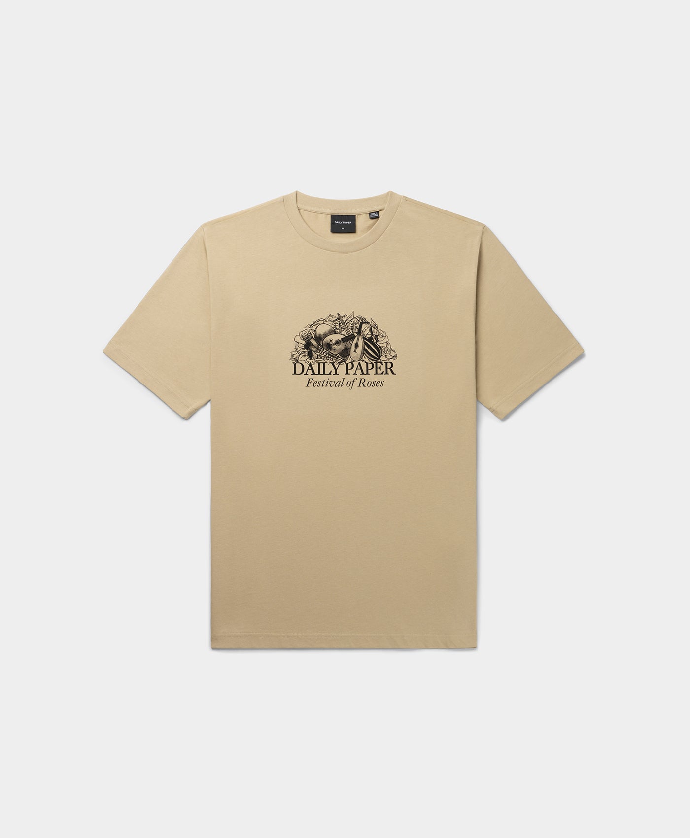 DP - Twill Beige Perzo T-Shirt - Packshot - Front