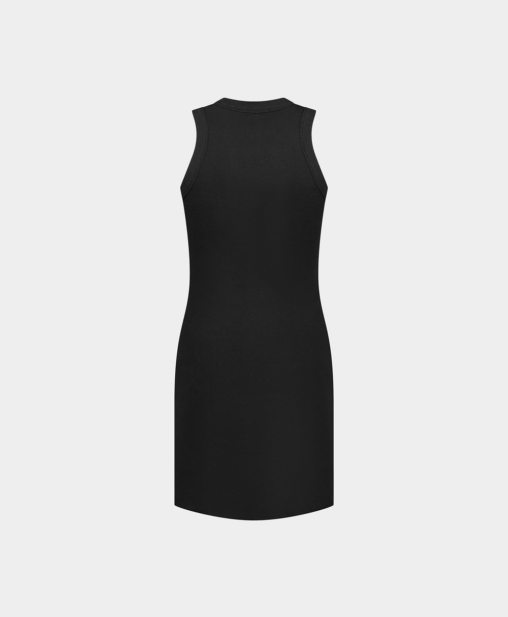 DP - Black Reece Dress - Packshot - Rear