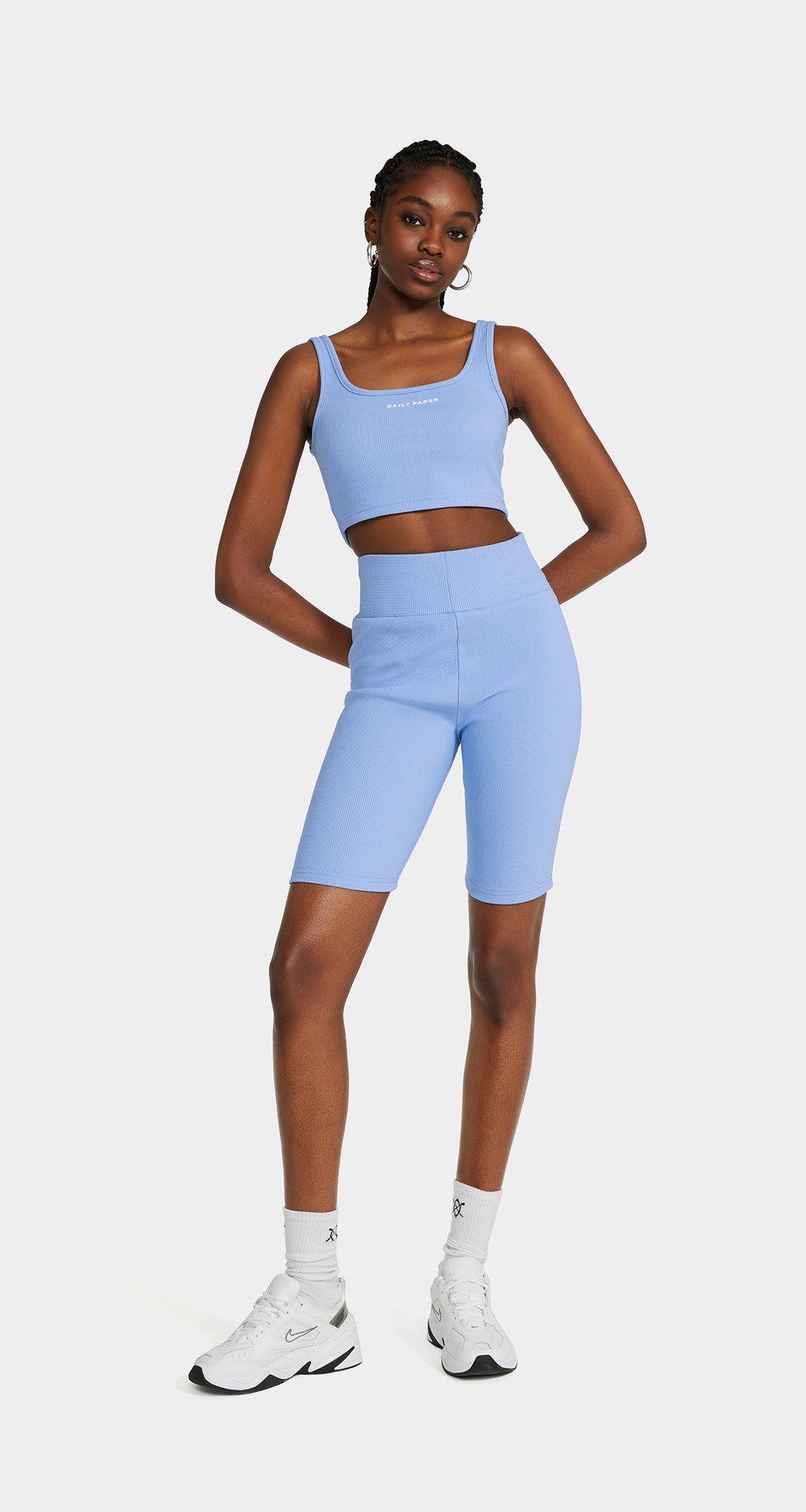 DP - Baby Blue Revin Cycle Shorts - Wmn - Front