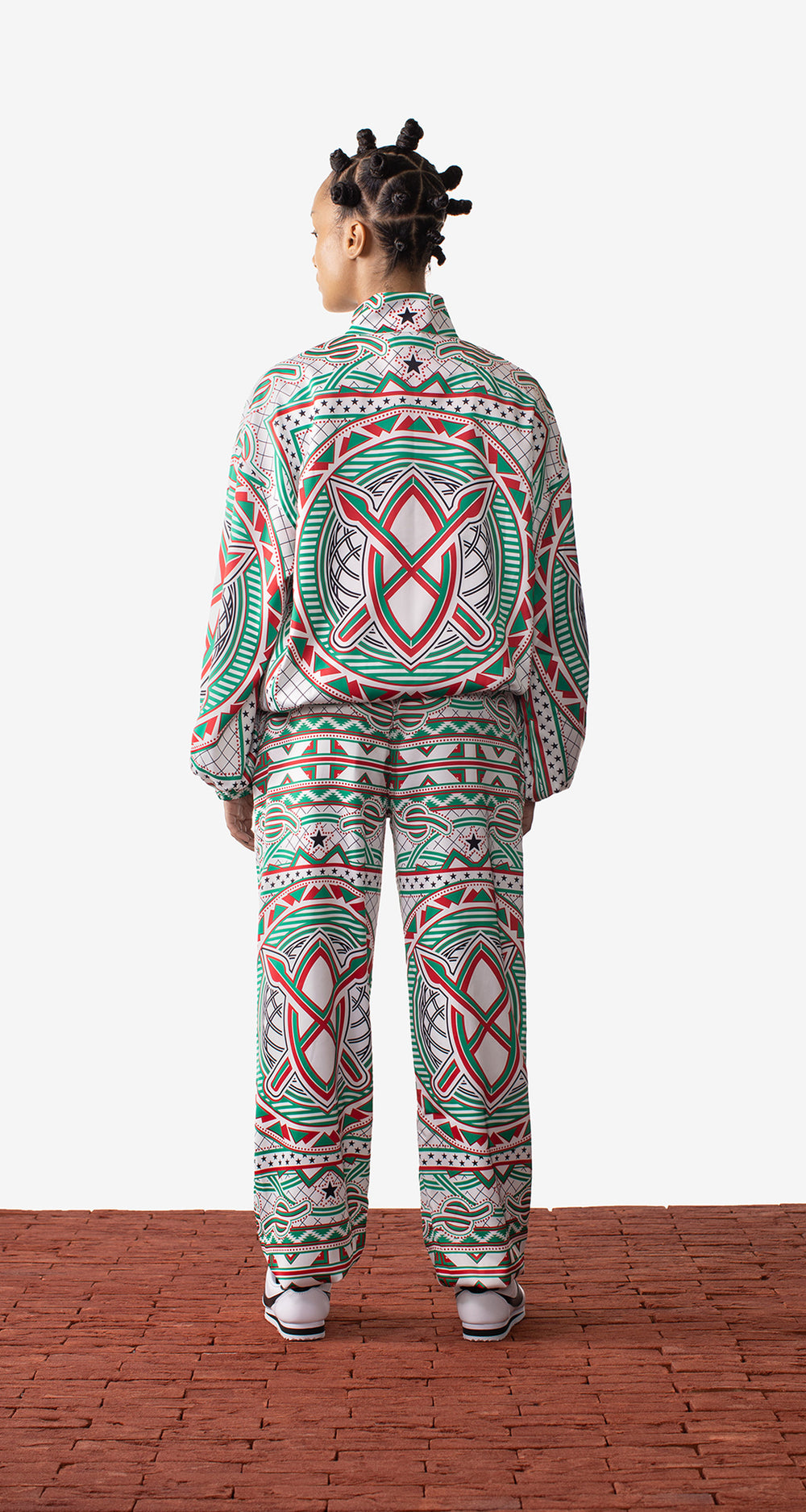 DP - Green Red Manuel Pants - Men - Rear