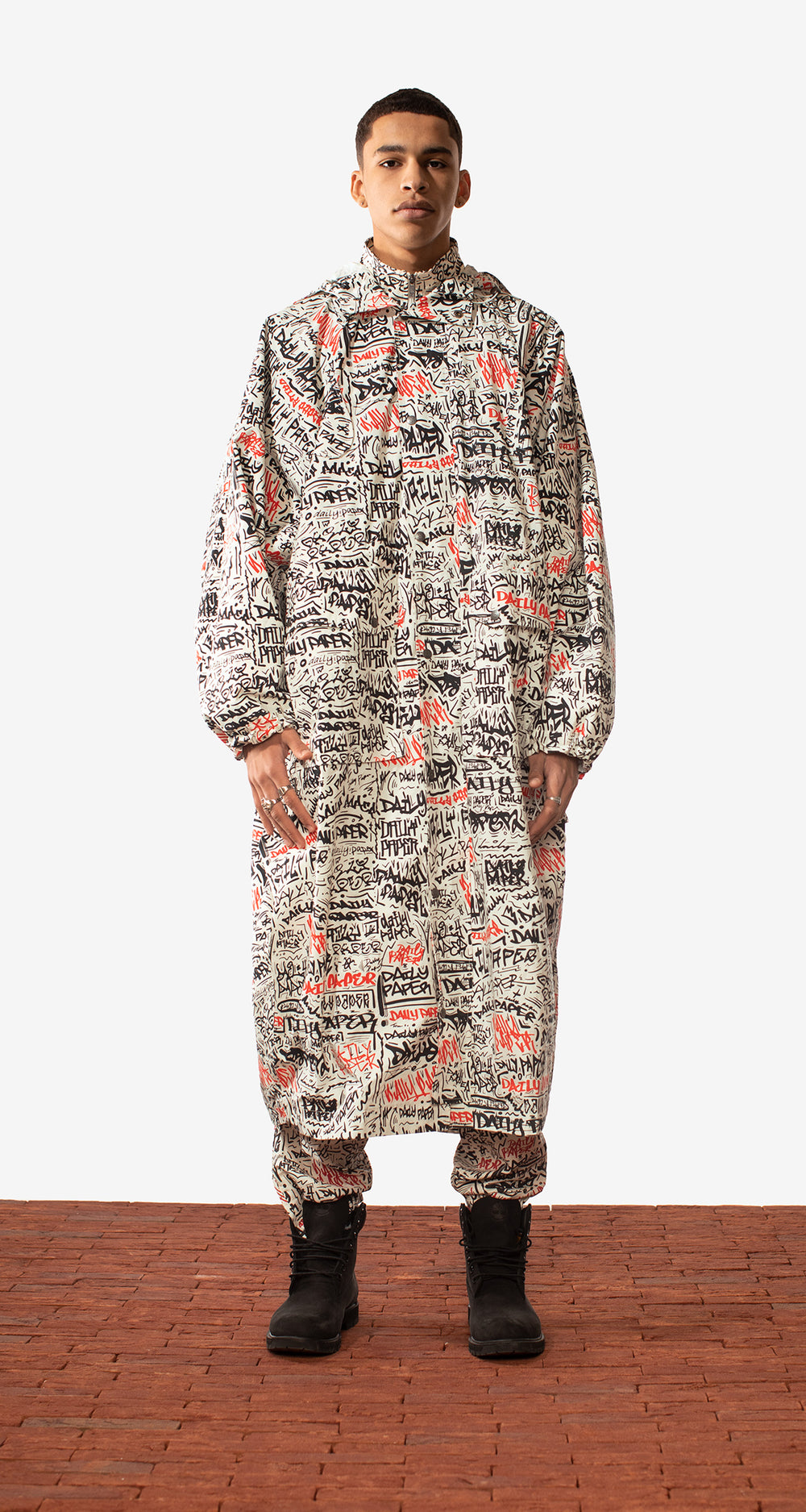 DP - Red Black Tag Mio Lng Jacket - Men - Front