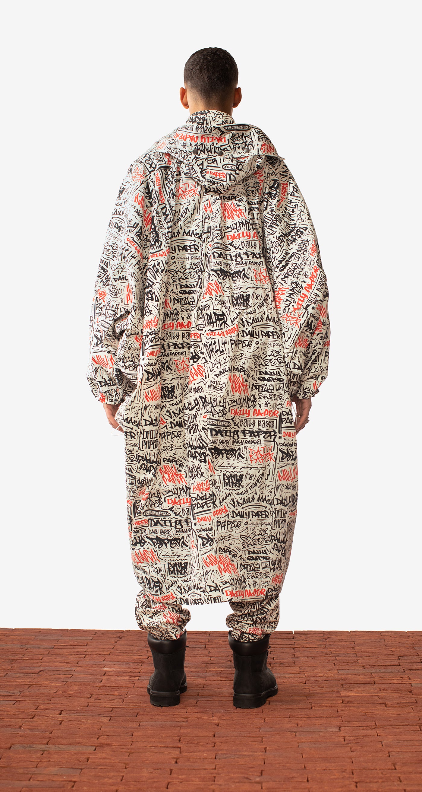 DP - Red Black Tag Mio Lng Jacket - Men - Rear