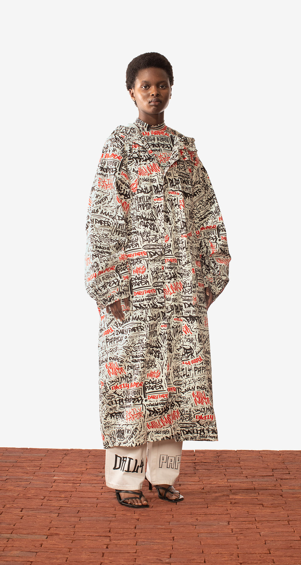 DP - Red Black Tag Mio Lng Jacket - Wmn - Front Rear