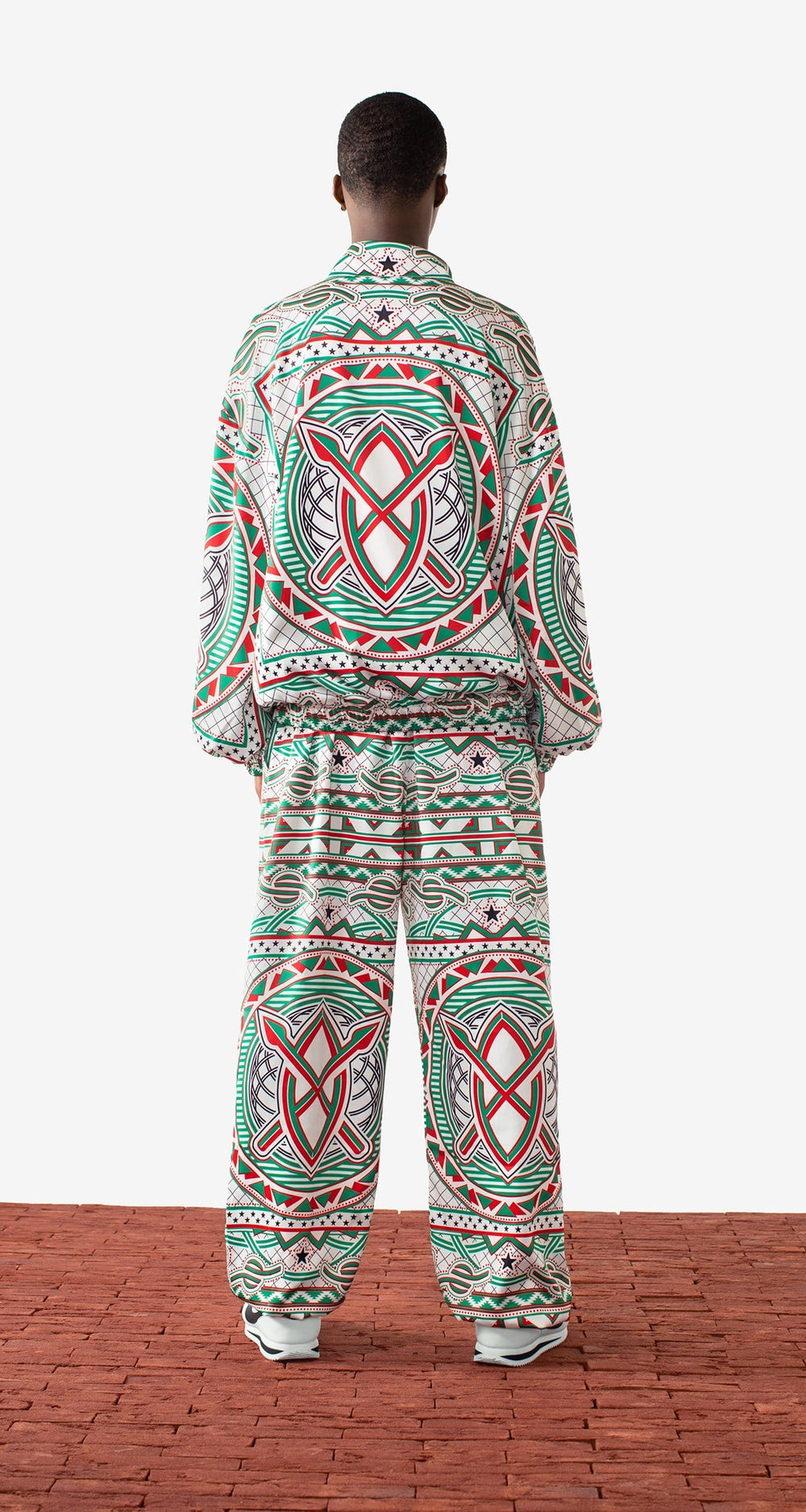 DP - Green Red Manuel Pants - Men - Rear