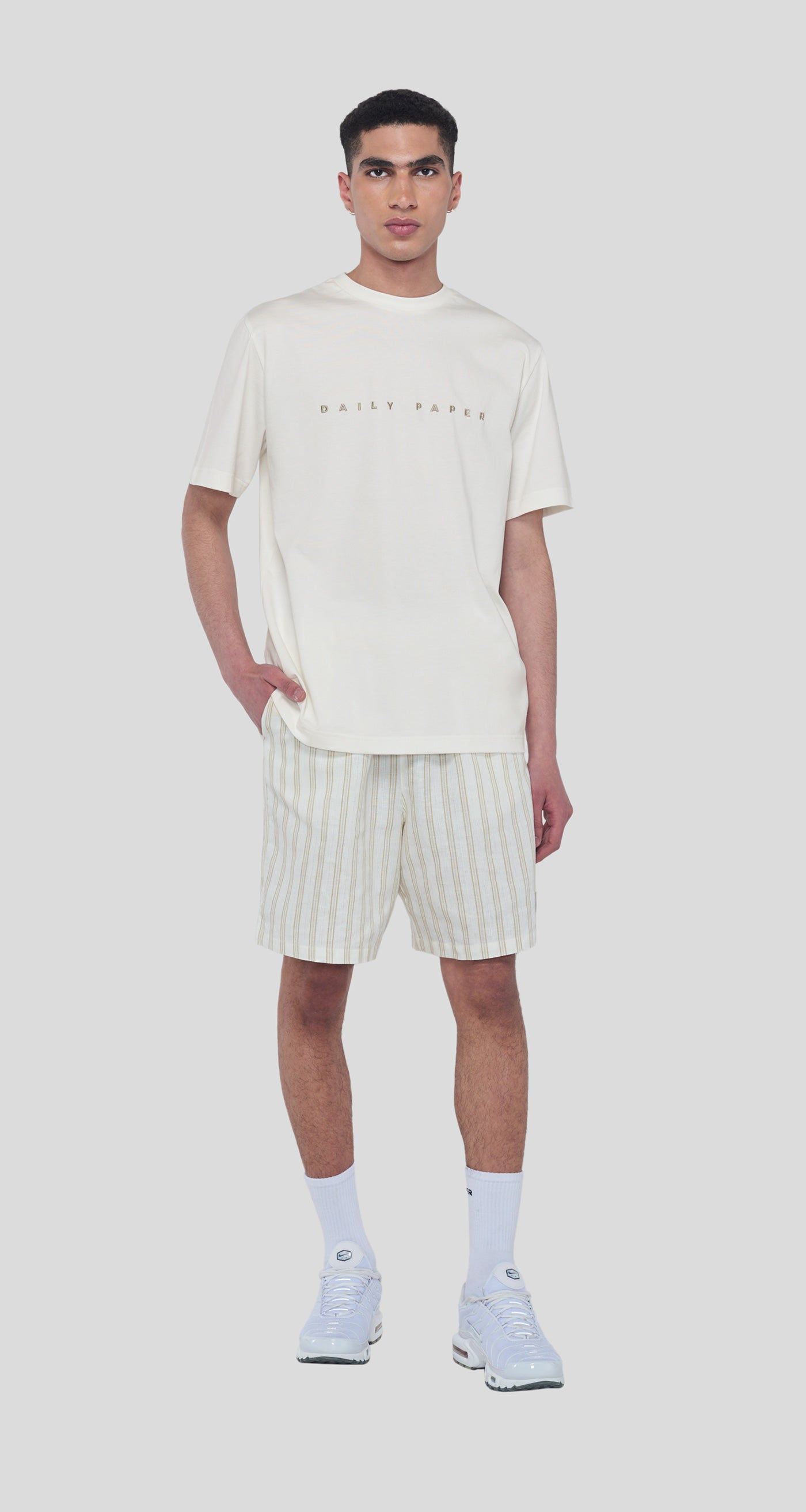 DP - Egret White Alias T-Shirt - Men - Front