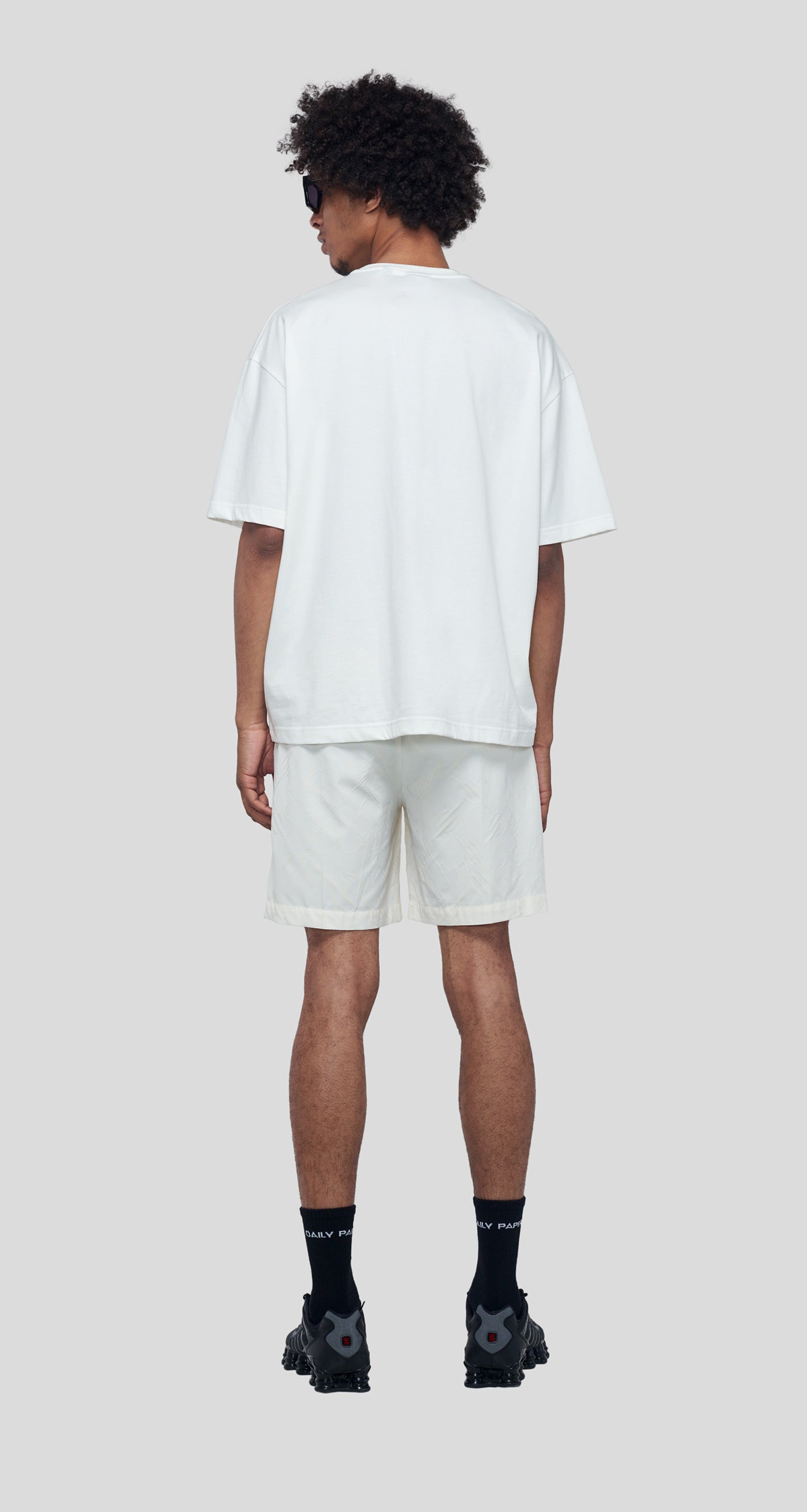 DP - Egret White Palmiro T-Shirt - Men - Rear