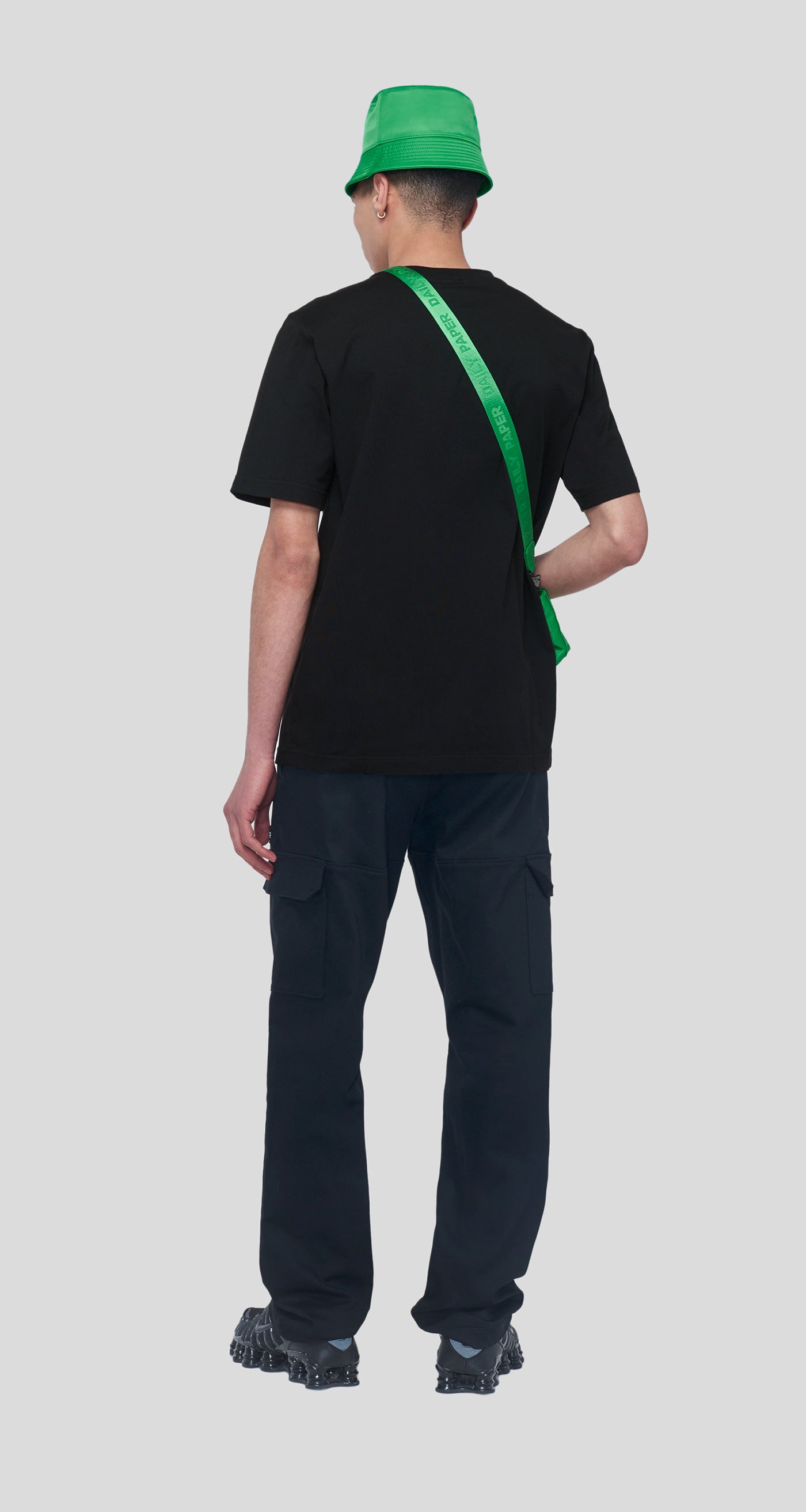 DP - Black Pardali T-Shirt - Men - Rear